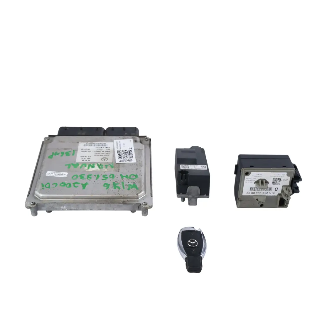 Mercedes W176 A200 CDI OM651.930 136HP Motor Módulo ECU Manual - SKU A6519009502-2 - Número de pieza A6519009502