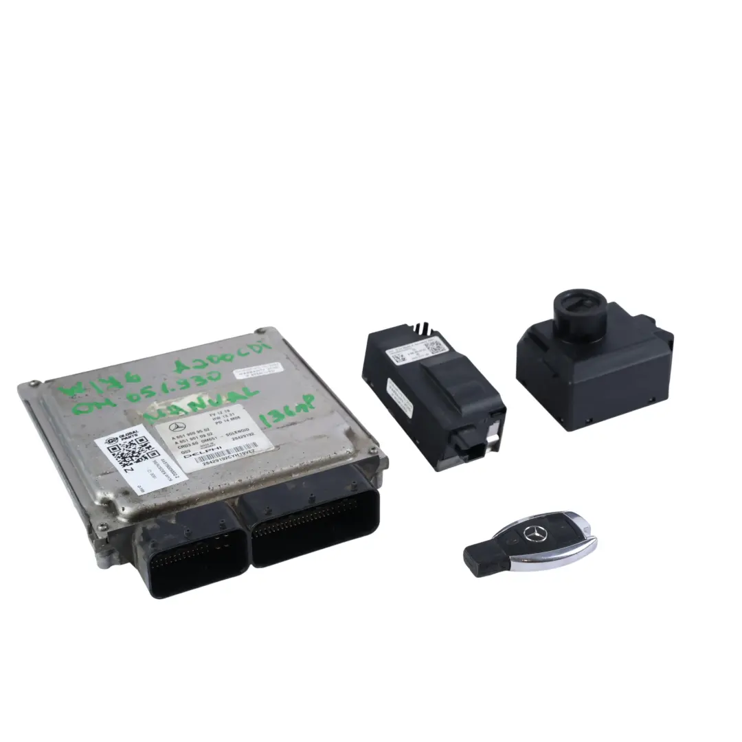 Mercedes W176 A200 CDI OM651.930 136PS Motor Modul ECU Manuelles - SKU A6519009502-2 - Teilenummer A6519009502