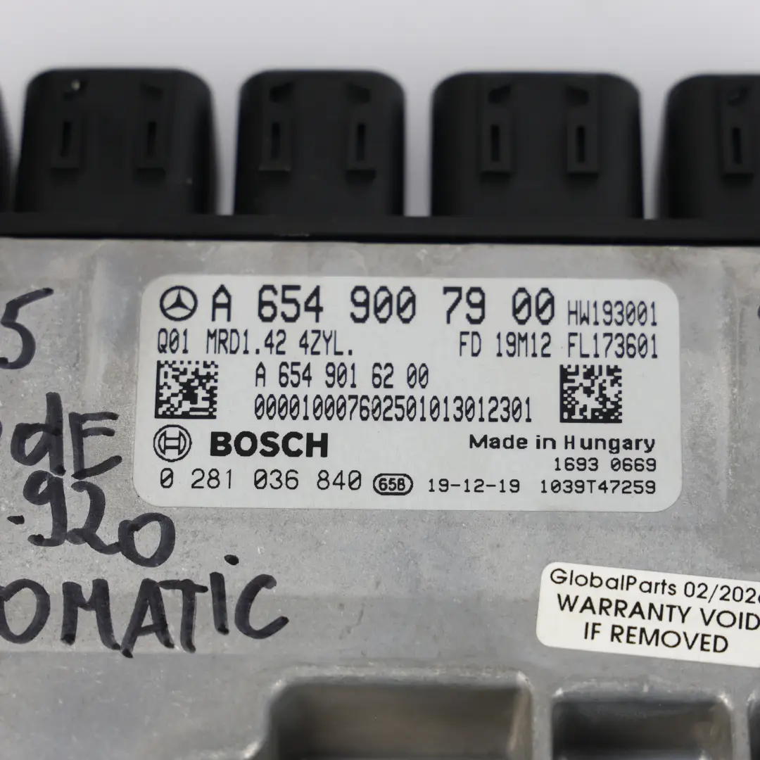 OM654.920 306HP Engine Unit ECU Kit Automatic to Mercedes W205 C300de with Part number A6549007900 Mercedes W205 C300de OM654.920 306HP Engine Unit ECU Kit Automatic - SKU A6549007900-1 - Part number A6549007900