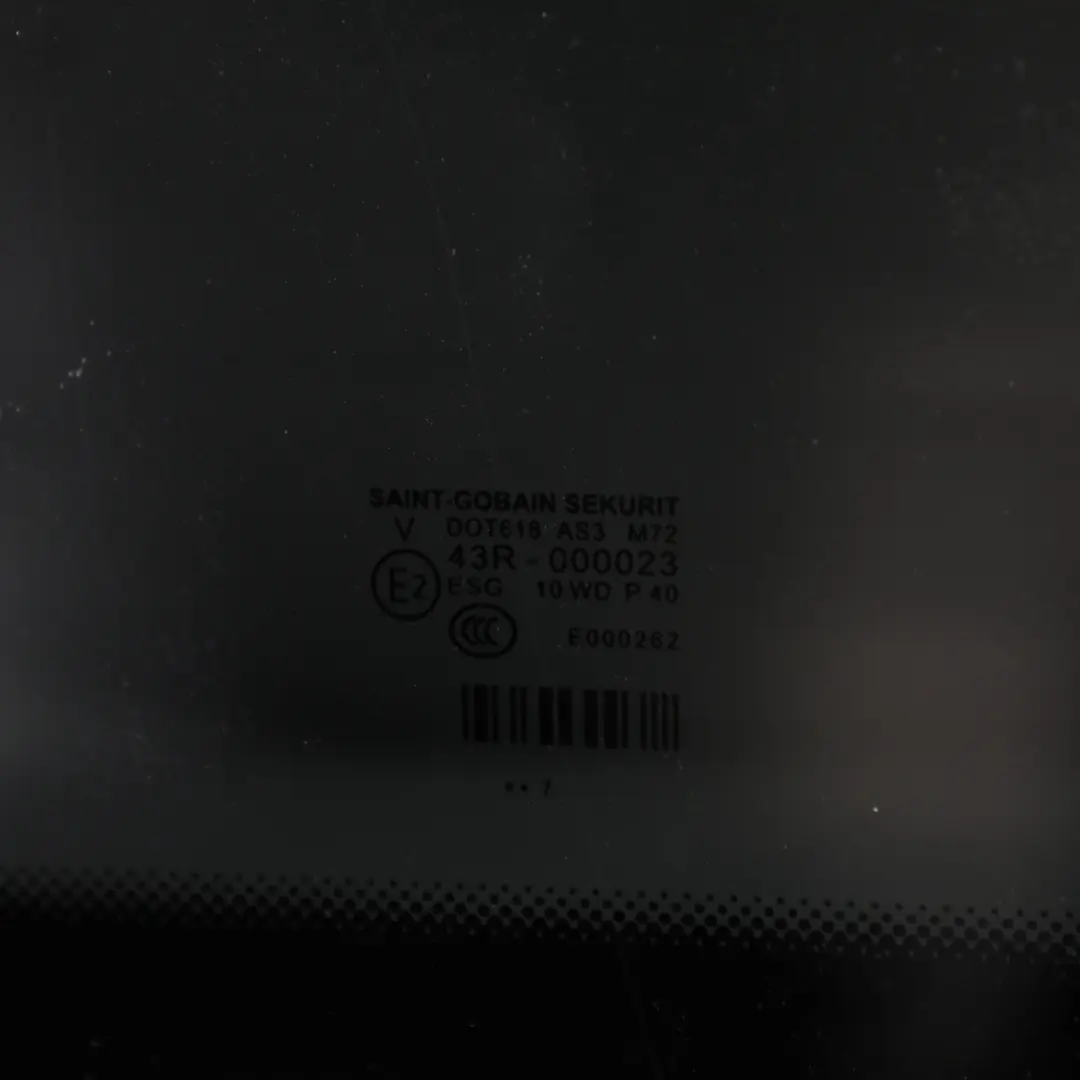 Mercedes Sprinter W906 Side Window Rear Right O/S Glass Glazing AS3 - SKU A9066732309-1 - Part number A9066732309