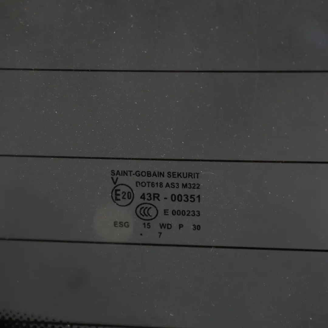 Mercedes Sprinter W906 Door Window Rear Left N/S Boot Lid Glass Tinted AS3 - SKU A9067451010 - Part number A9067451010