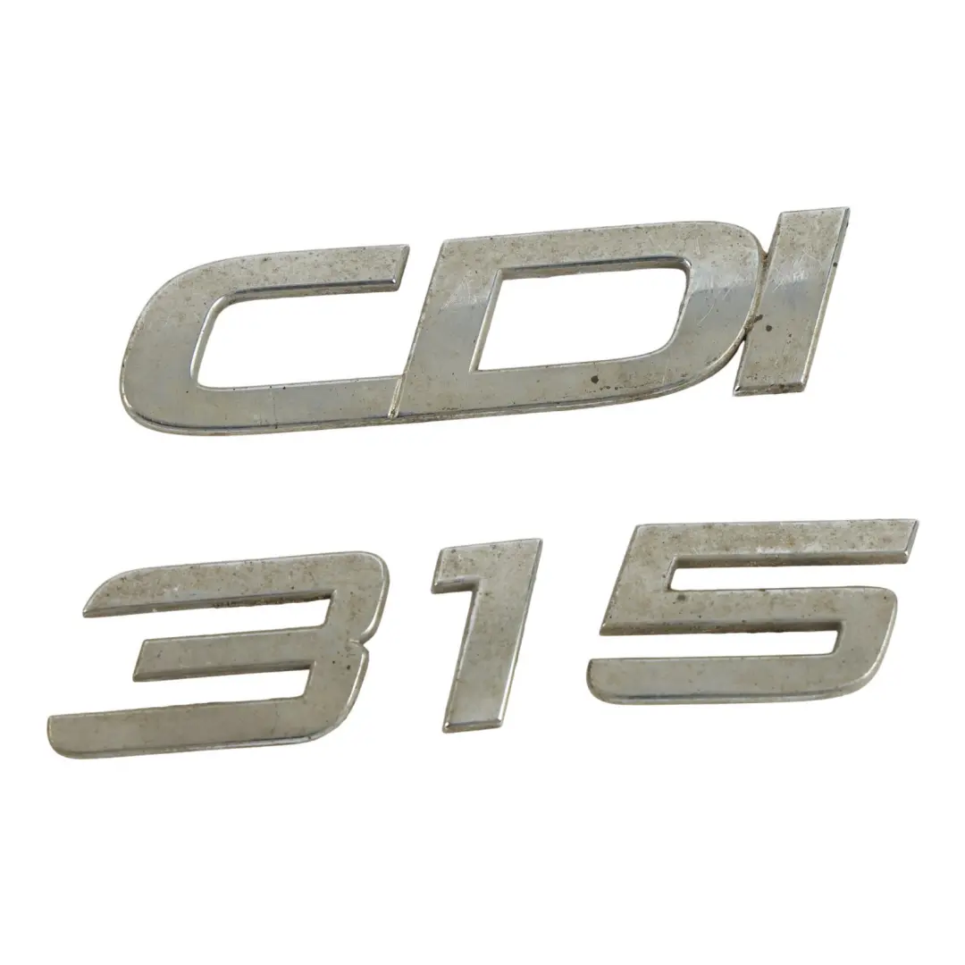 Mercedes W907 Rear Door Model Emblem Badge Plate Lettering Chrome - SKU A9068176814 - Part number A9068176814