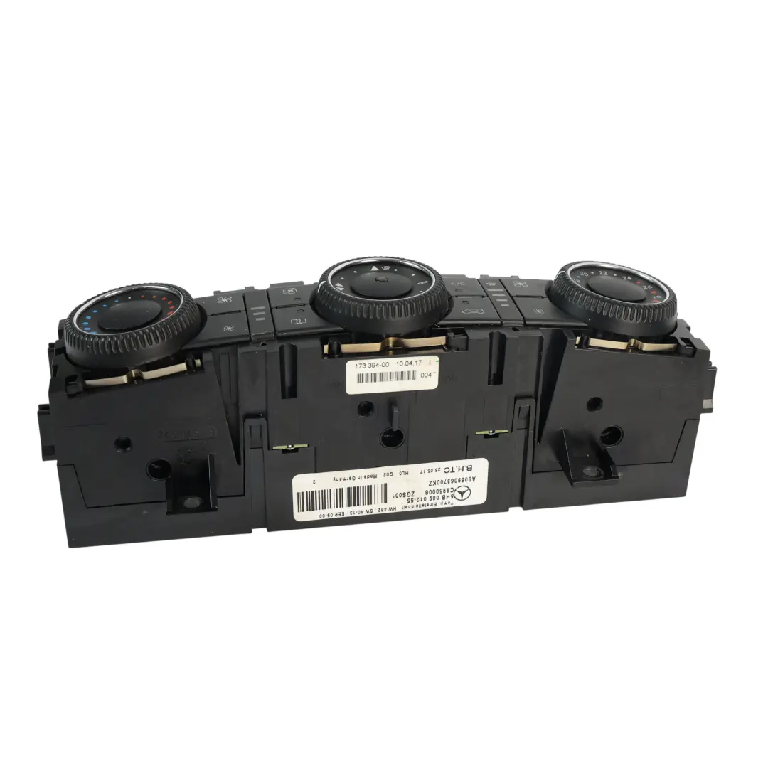Conditioning Climate Control Unit Panel 5HB009012 to Mercedes W906 Air with Part number A9069063700 Mercedes W906 Air Conditioning Climate Control Unit Panel 5HB009012 - SKU RHD-A9069063700 - Part number A9069063700