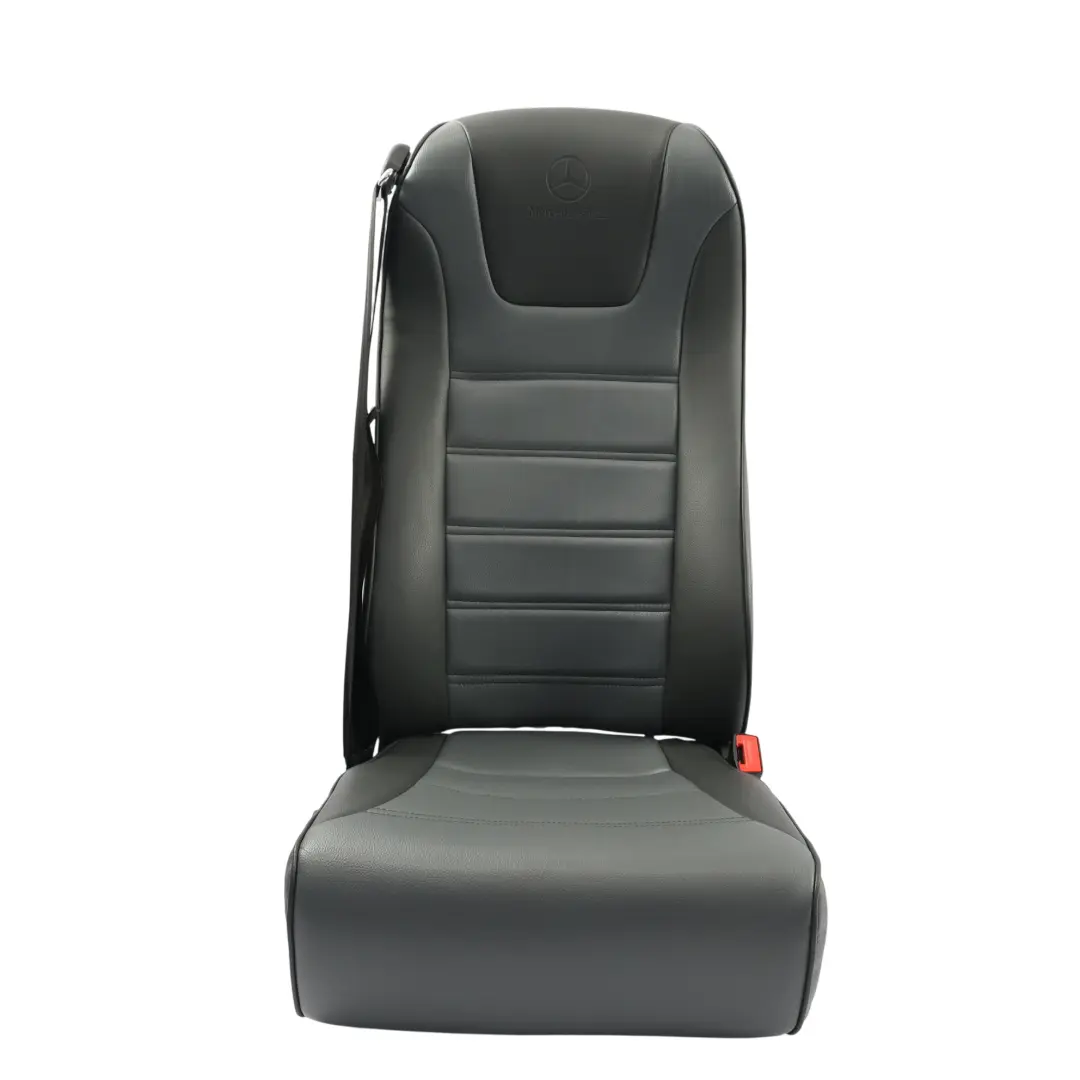 Mercedes W906 Sedile Singolo Posteriore Destro Interno Pelle Nero - SKU A9069501600-1 - Numero di parte A9069501600