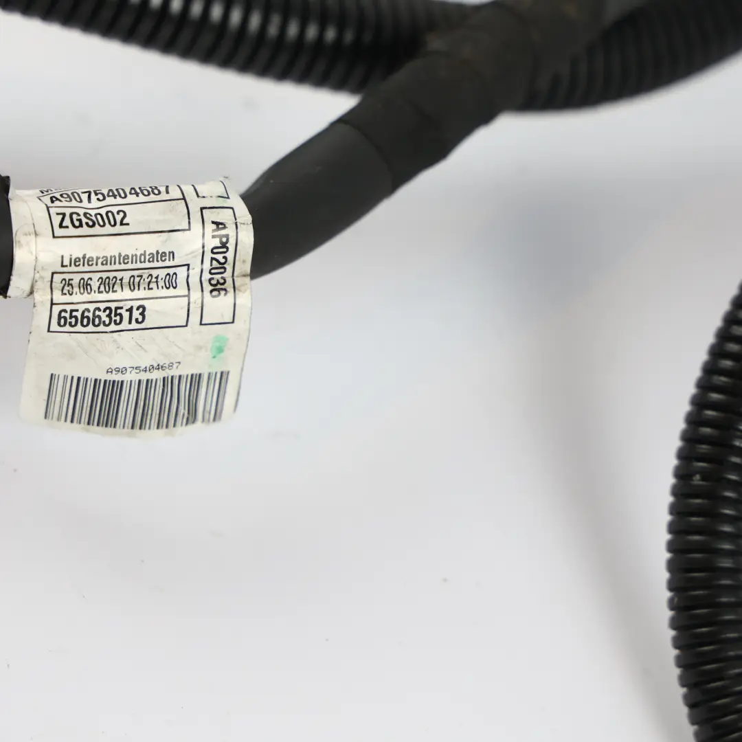 W907 Battery Cable Alternator Wiring Loom Harness Cabling to Mercedes with Part number A9075404687 Mercedes W907 Battery Cable Alternator Wiring Loom Harness Cabling - SKU A9075404687-1 - Part number A9075404687