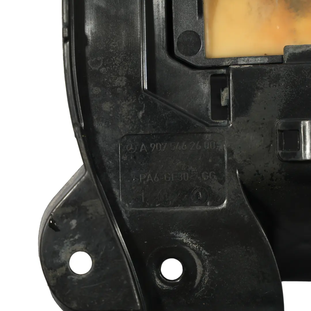 W907 Alternator Starter Wiring Fuse Bracket Clamp OM654 to Mercedes with Part number A9075462600 Mercedes W907 Alternator Starter Wiring Fuse Bracket Clamp OM654 - SKU A9075462600 - Part number A9075462600