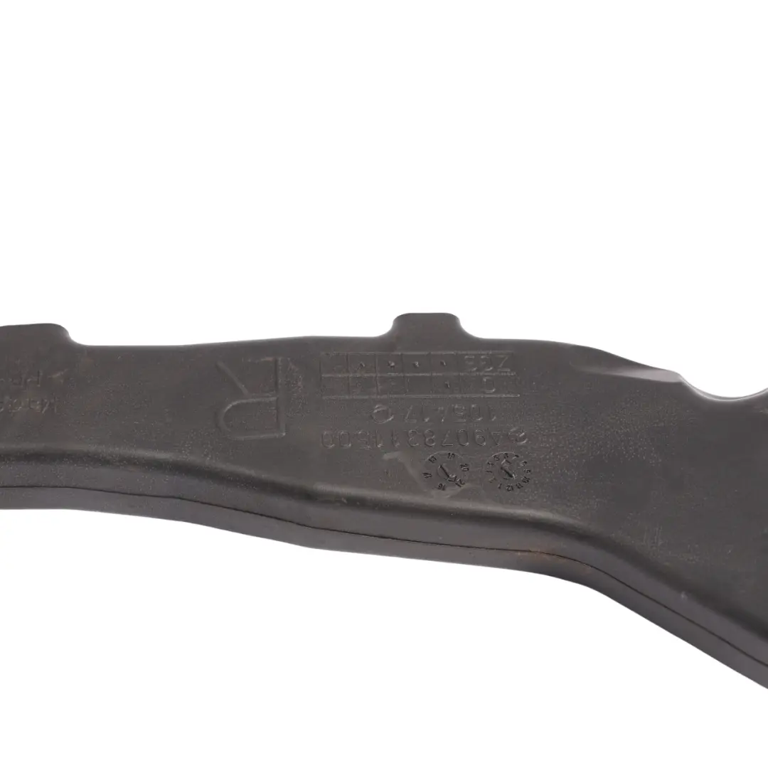 Mercedes W907 W910 Air Vent Duct Guide Footwell Right O/S - SKU A9078311500 - Part number A9078311500