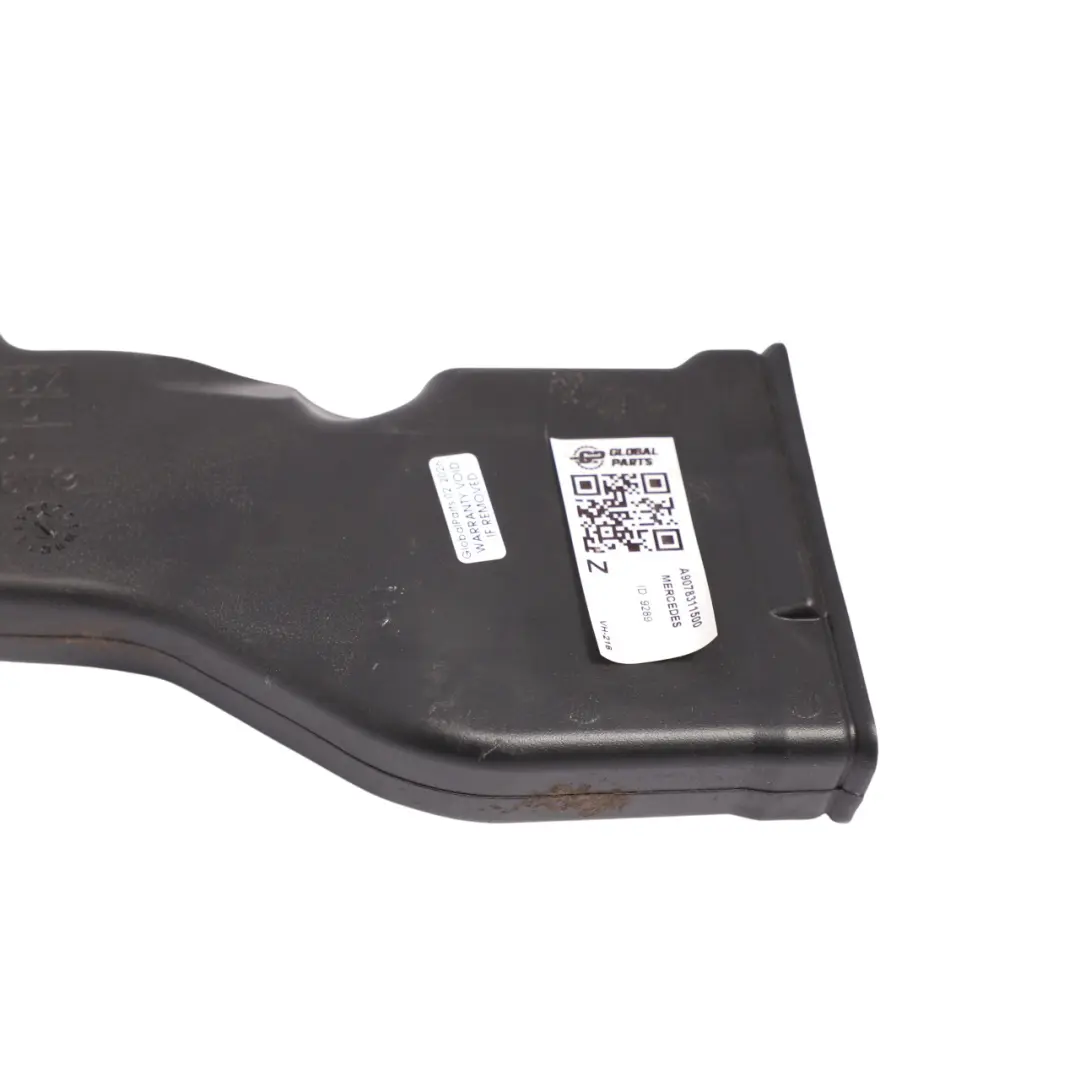 W907 W910 Air Vent Duct Guide Footwell Right O/S to Mercedes with Part number A9078311500 Mercedes W907 W910 Air Vent Duct Guide Footwell Right O/S - SKU A9078311500 - Part number A9078311500