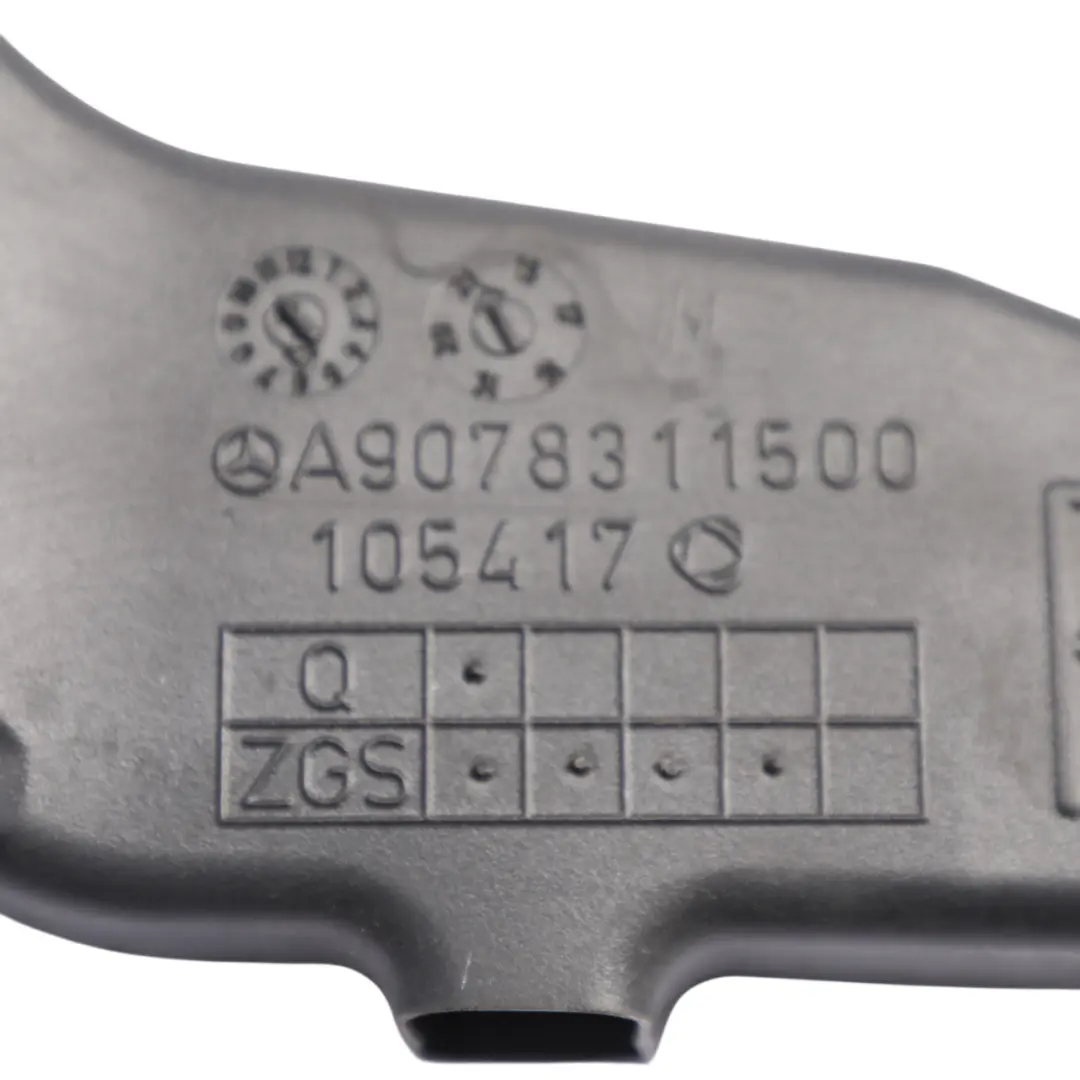 W907 W910 Air Vent Duct Guide Footwell Right O/S to Mercedes with Part number A9078311500 Mercedes W907 W910 Air Vent Duct Guide Footwell Right O/S - SKU A9078311500 - Part number A9078311500