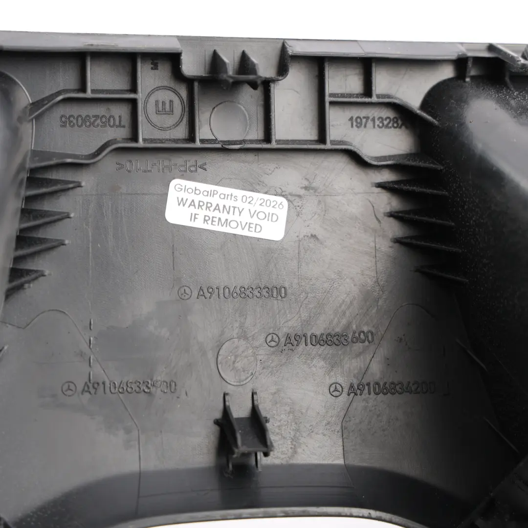 Mercedes W907 Storage Stowage Compartment A9106833600 A91066833900 - SKU A9106833300 - Part number A9106833300
