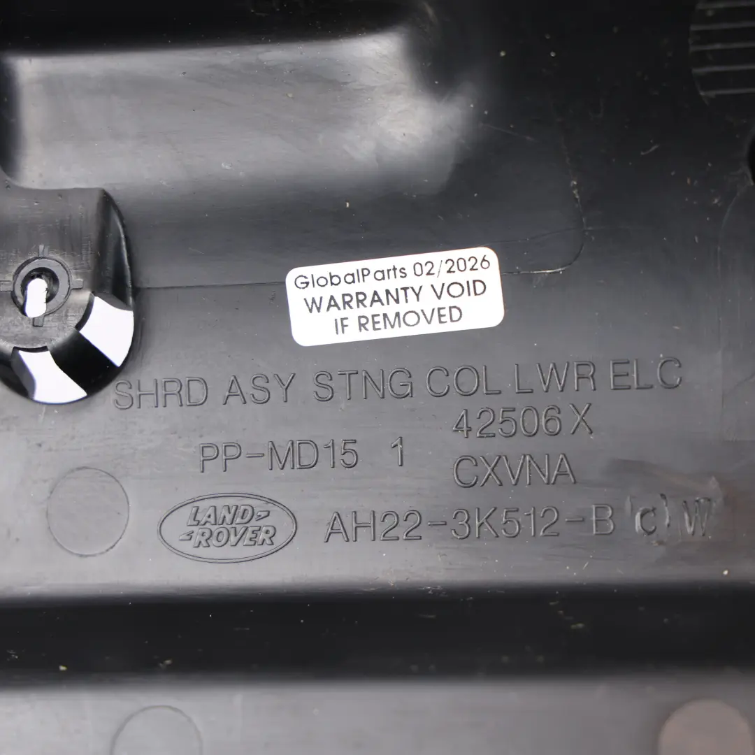 Untere Lenksäulen Verkleidung für Land Rover Discovery 4 L319 mit Teilenummer AH22-3K512-BCW Land Rover Discovery 4 L319 Untere Lenksäulen Verkleidung - SKU AH22-3K512-BCW - Teilenummer AH22-3K512-BCW