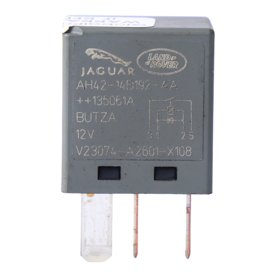 Land Rover Freelandr L359 Relay 4-Pin Black 12V 20A Unit AH42-14B192-AA