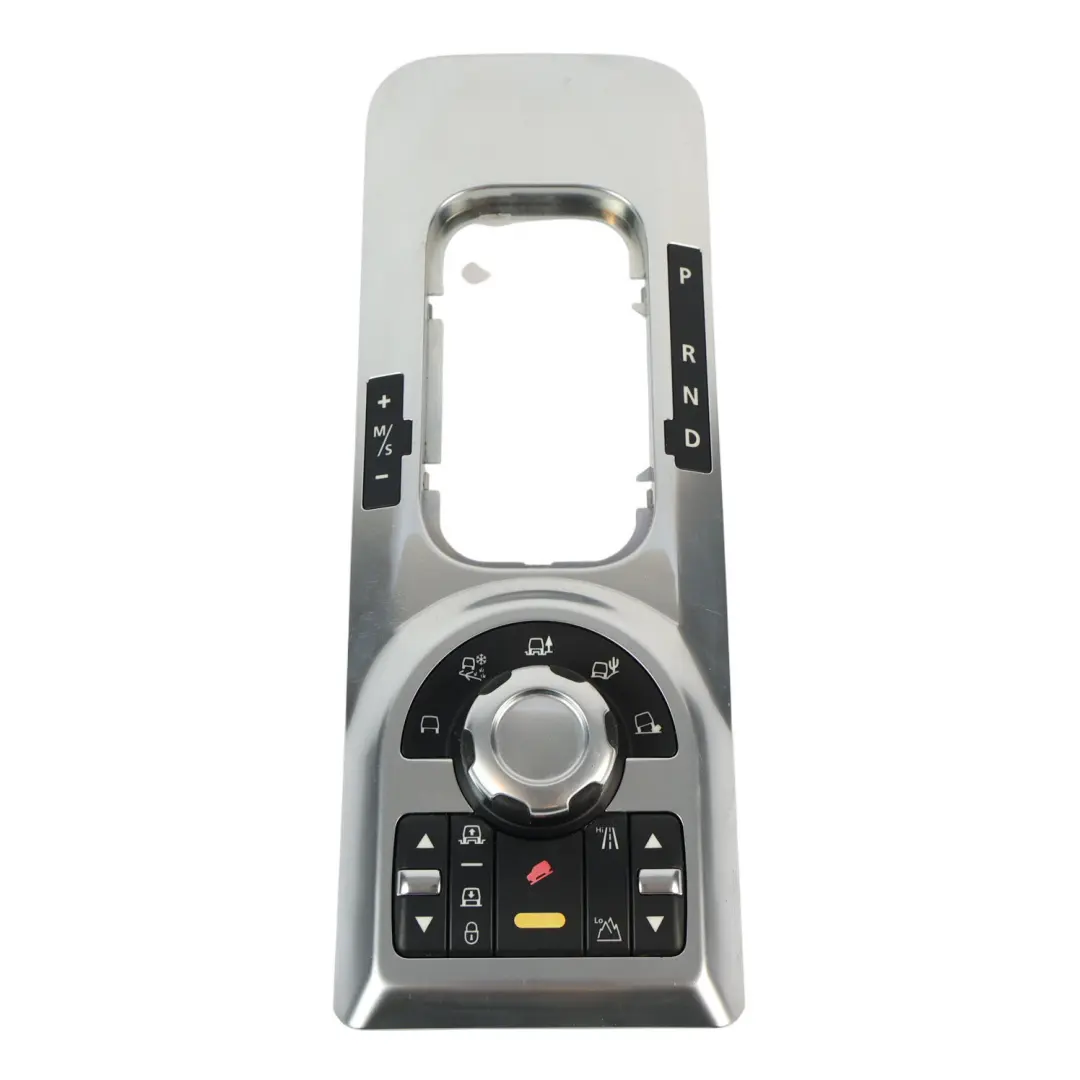 Lever Surround Trim Terrain Switch Control to Range Rover L322 Gear with Part number AH42-14B596-AB Range Rover L322 Gear Lever Surround Trim Terrain Switch Control - SKU AH42-14B596-AB - Part number AH42-14B596-AB