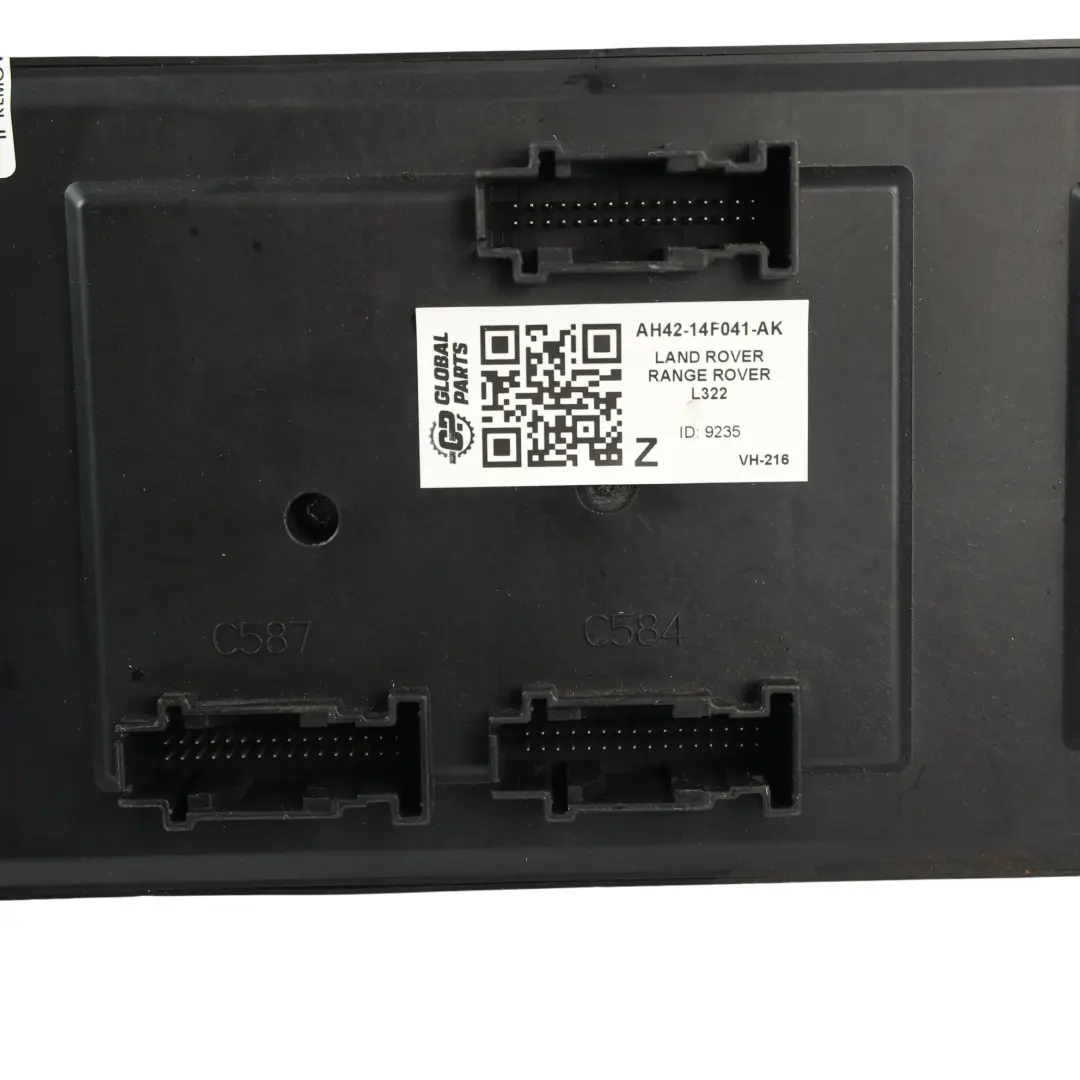 Caja Fusibles Relés Módulo Control Carrocería para Range Rover L322 con número de pieza AH42-14F041-AK Range Rover L322 Caja Fusibles Relés Módulo Control Carrocería - SKU AH42-14F041-AK - Número de pieza AH42-14F041-AK