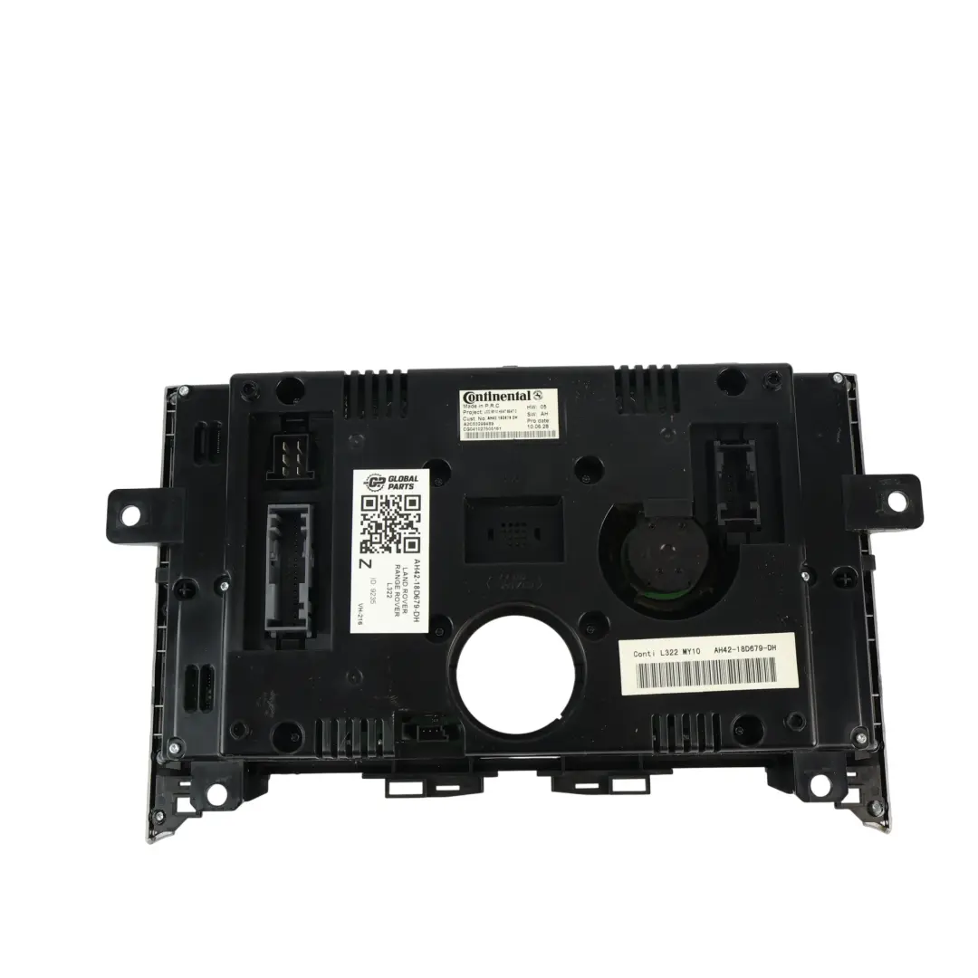 Przełącznik Panelu Klimatyzacji do Land Rover Range Rover L322 o numerze AH42-18D679-DH Land Rover Range Rover L322 Przełącznik Panelu Klimatyzacji - SKU AH42-18D679-DH - Numer Części AH42-18D679-DH