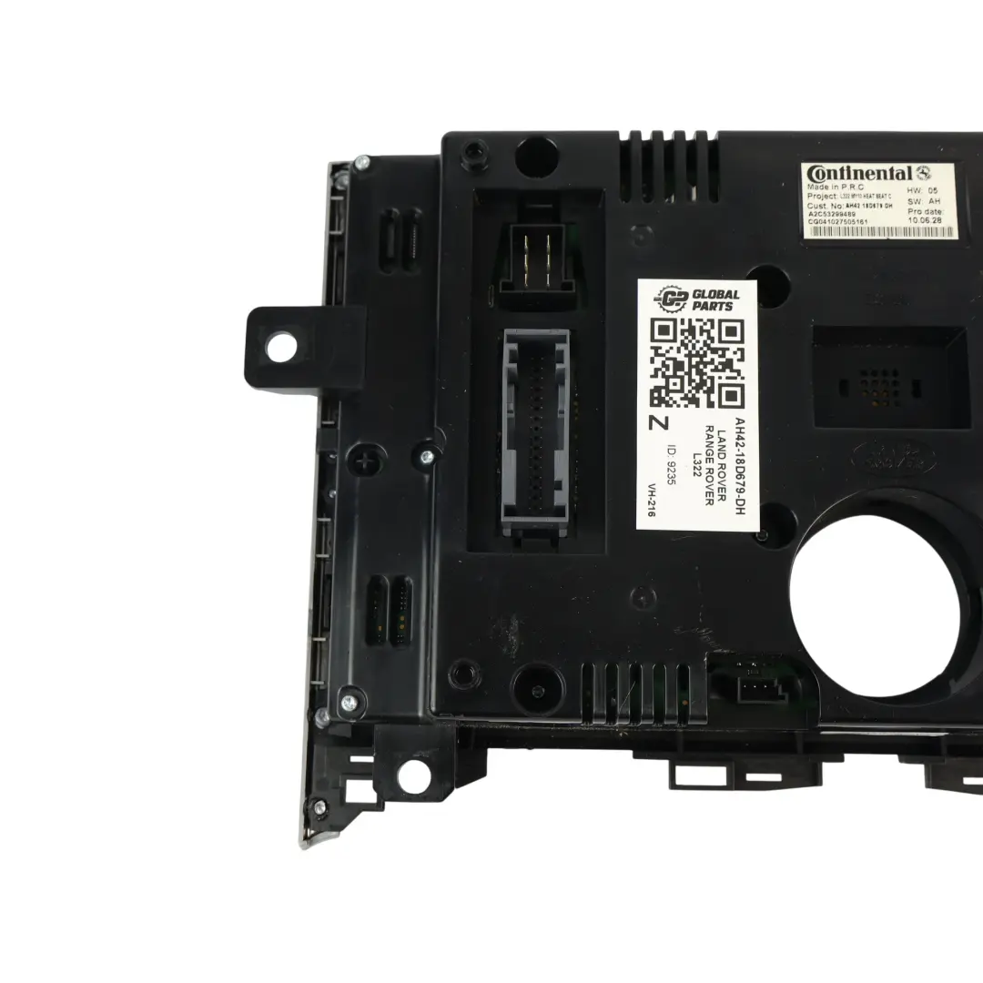 Klimabedienfeld Schalterknopf für Land Rover Range Rover L322 mit Teilenummer AH42-18D679-DH Land Rover Range Rover L322 Klimabedienfeld Schalterknopf - SKU AH42-18D679-DH - Teilenummer AH42-18D679-DH