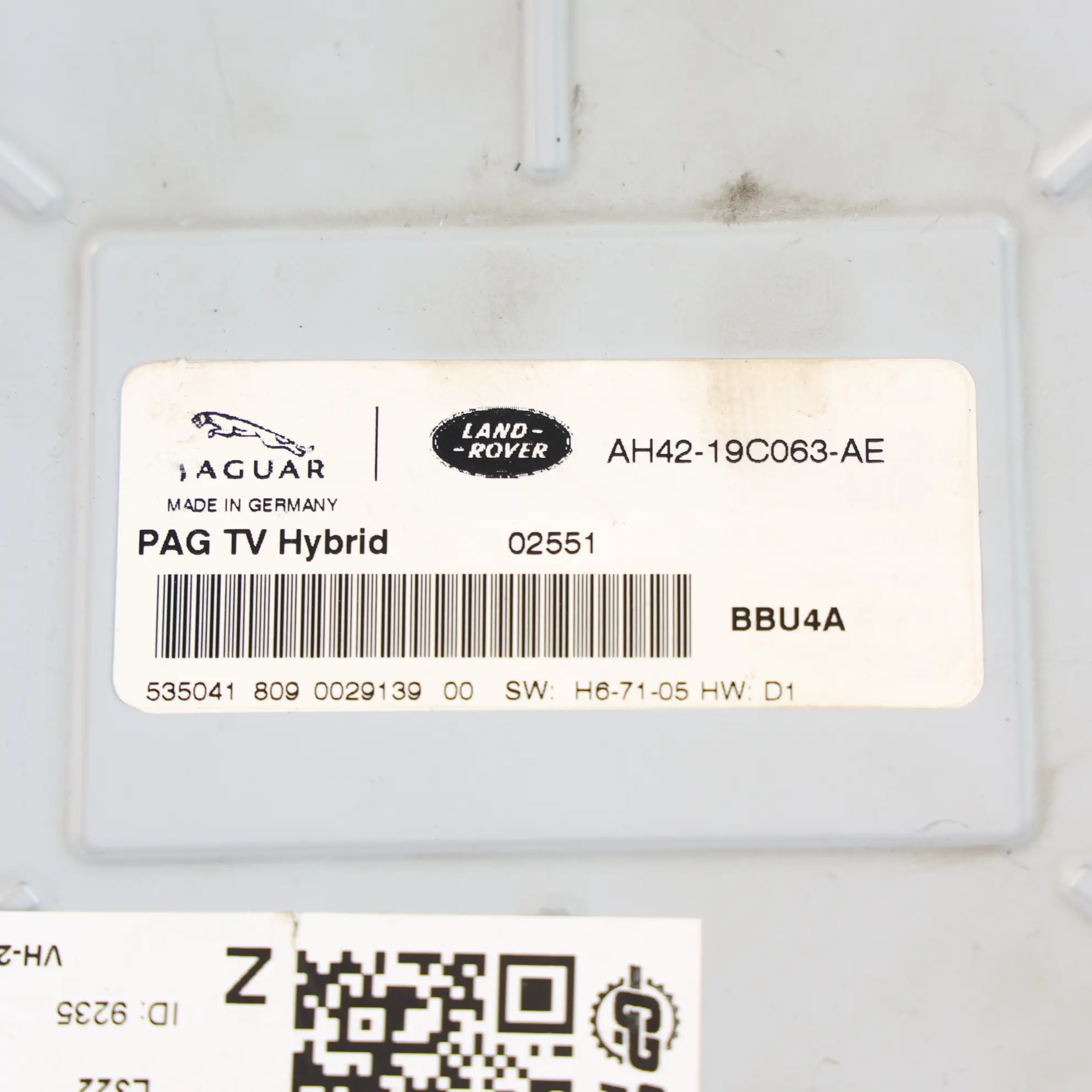 Land Rover Range Rover L322 Module Commande Tuner TV AH42-19C063-AE