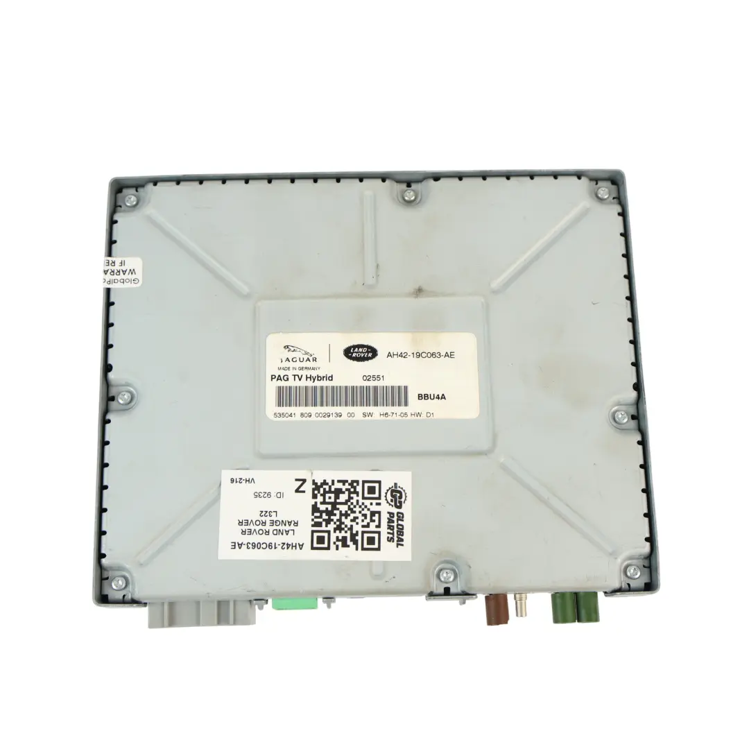 Land Rover Range Rover L322 Television TV Tuner Control Module - SKU AH42-19C063-AE - Part number AH42-19C063-AE