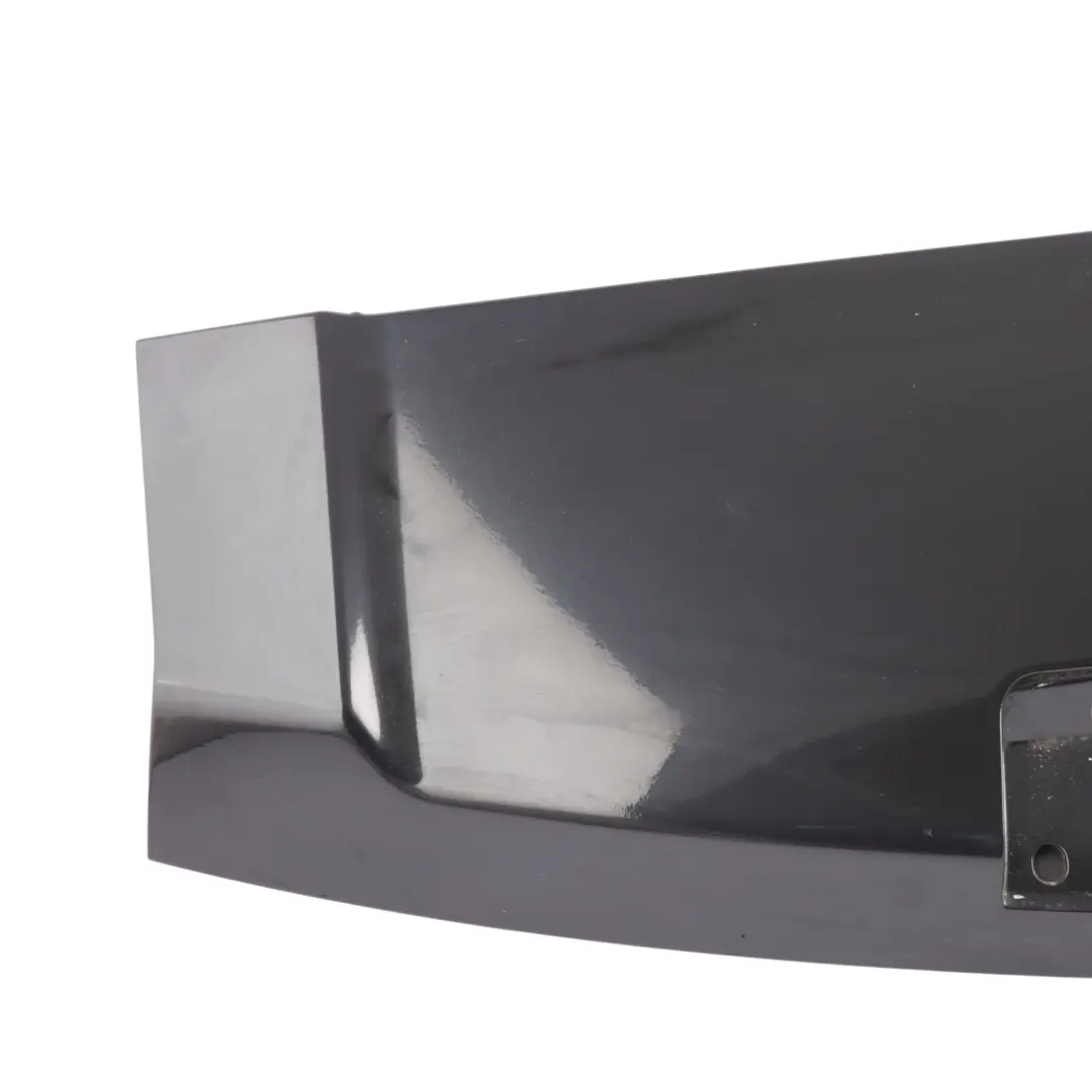 Spoiler Wing Trim Panel Santorini Black - 820 to Range Rover L322 Rear Tailgate with Part number AH42-442K03-CAW Range Rover L322 Rear Tailgate Spoiler Wing Trim Panel Santorini Black - 820 - SKU AH42-442K03-CAW-SAB - Part number AH42-442K03-CAW