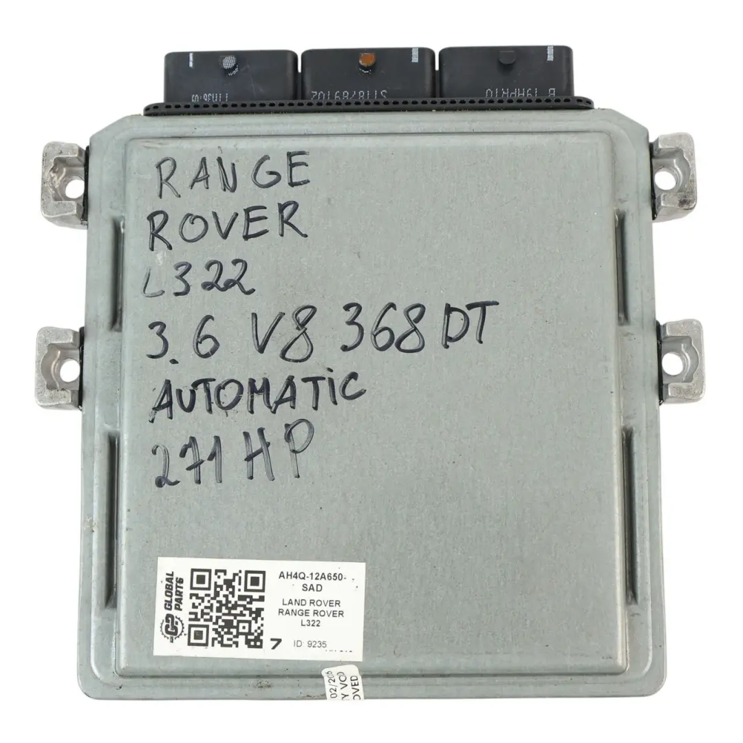 368DT 272HP Motore Controllo ECU Automatic per Ranger Rover L322 3.6 con numero di parte AH4Q-12A650-SAD Ranger Rover L322 3.6 368DT 272HP Motore Controllo ECU Automatic - SKU AH4Q-12A650-SAD - Numero di parte AH4Q-12A650-SAD