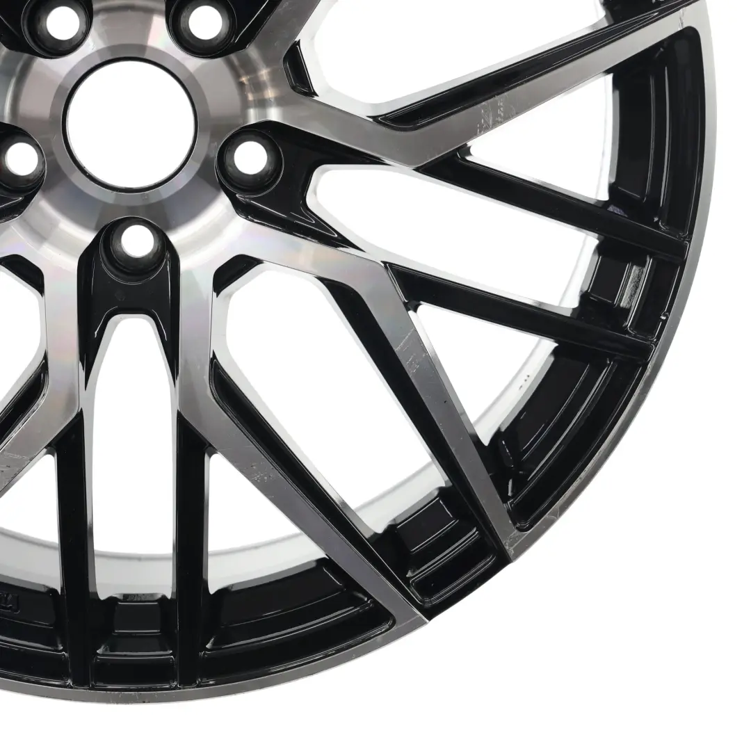 Audi Argento Nero Cerchio In Lega 19" 8J ET:42 FXBMAI9490BP - SKU AUDI-VIA-19-1 - Numero di parte AUDI-VIA-19