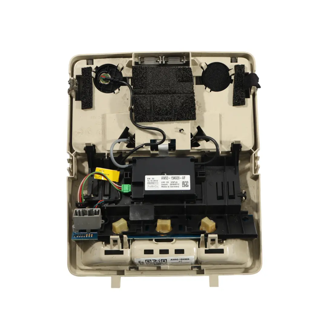 Innenraum Dach Leselampe für Land Rover Evoque L538 mit Teilenummer AW93-15K609-AF Land Rover Evoque L538 Innenraum Dach Leselampe - SKU AW93-15K609-AF - Teilenummer AW93-15K609-AF