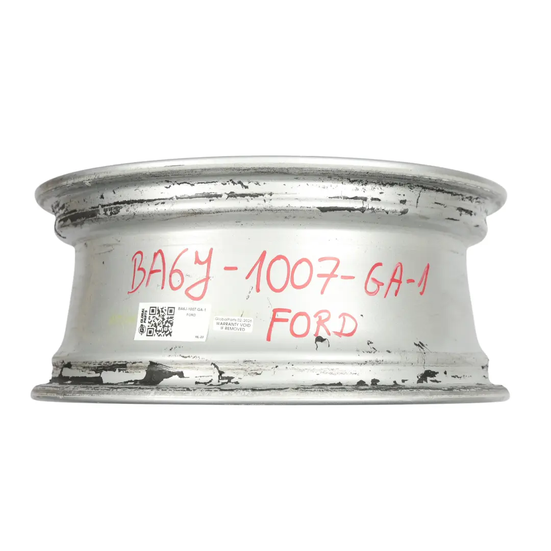 Ford Fiesta Mk7 Argento Cerchio In Lega 15" 6J ET:47.5 - SKU BA6J-1007-GA-1 - Numero di parte BA6J-1007-GA