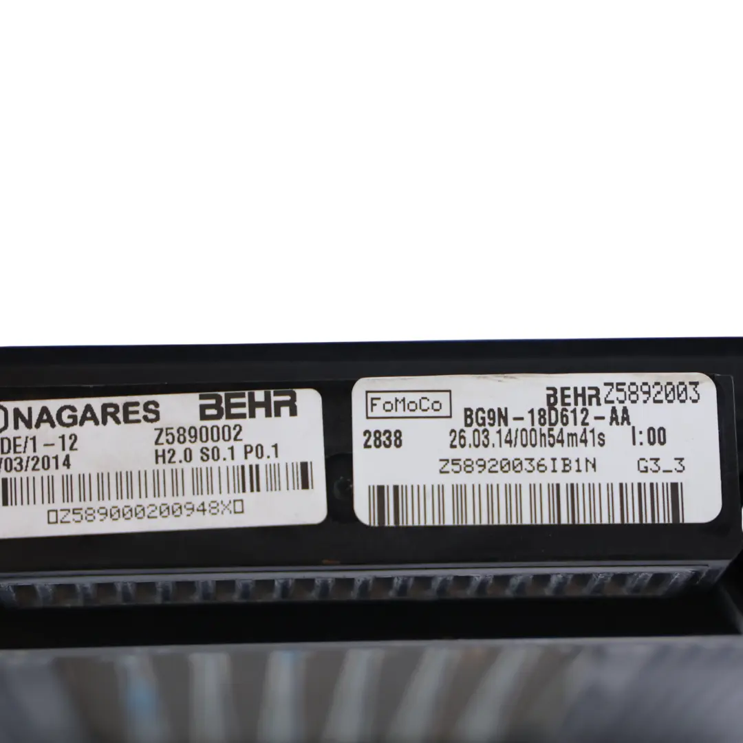 Range Rover Evoque L538 Nagrzewnica Elektryczna 2.2 TDCI - SKU BG9N-18D612-AA - Numer Części BG9N-18D612-AA