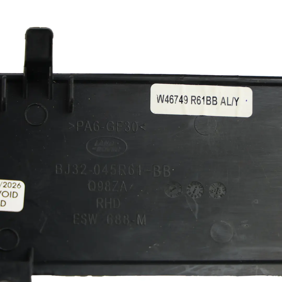 Range Rover Evoque L538 Dashboard Trim Cover Panel - SKU RHD-BJ32-045R61-BB - Part number BJ32-045R61-BB