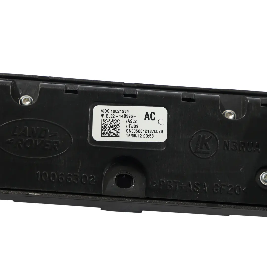 Pannello Pulsanti Controllo Sospensioni per Range Rover Evoque L538 con numero di parte BJ32-14B596-AC Range Rover Evoque L538 Pannello Pulsanti Controllo Sospensioni - SKU BJ32-14B596-AC - Numero di parte BJ32-14B596-AC