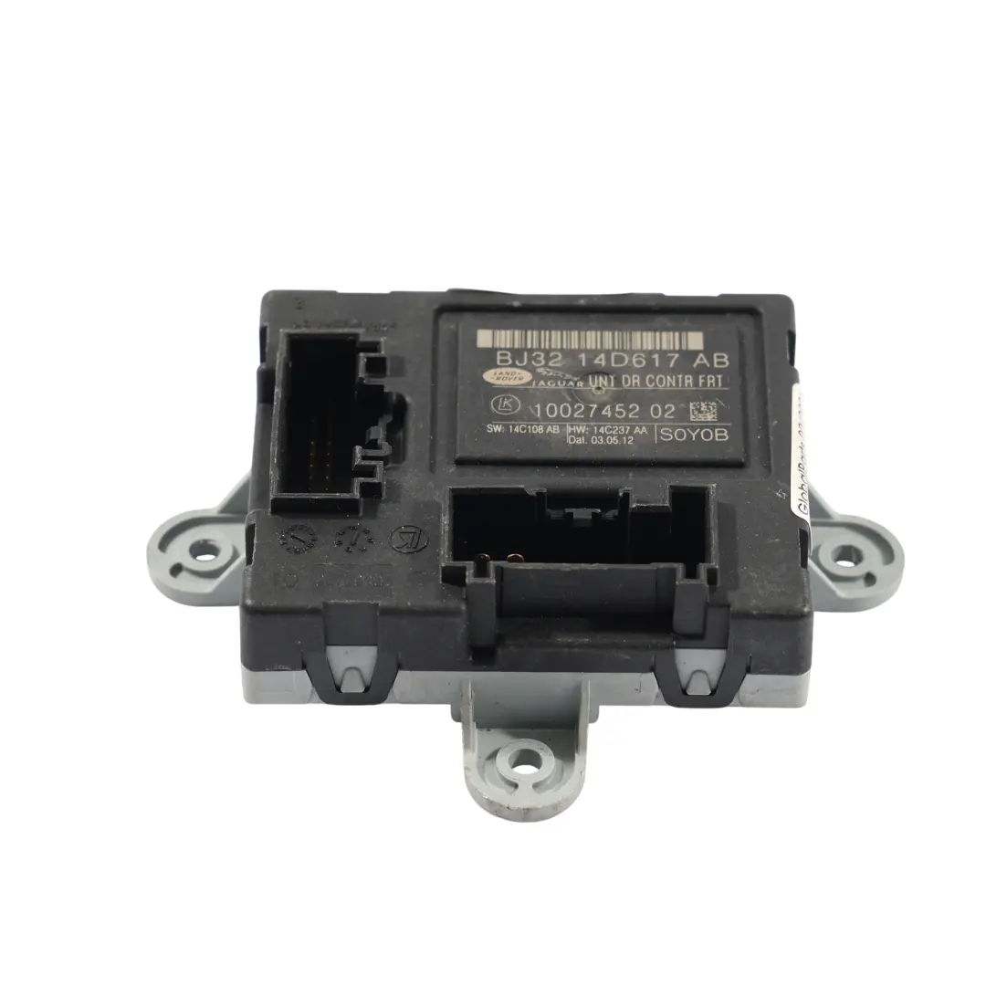 Modulo Porta ECU Anteriore Sinistro per Range Rover Evoque L538 con numero di parte BJ32-14D617-AB Range Rover Evoque L538 Modulo Porta ECU Anteriore Sinistro - SKU BJ32-14D617-AB - Numero di parte BJ32-14D617-AB