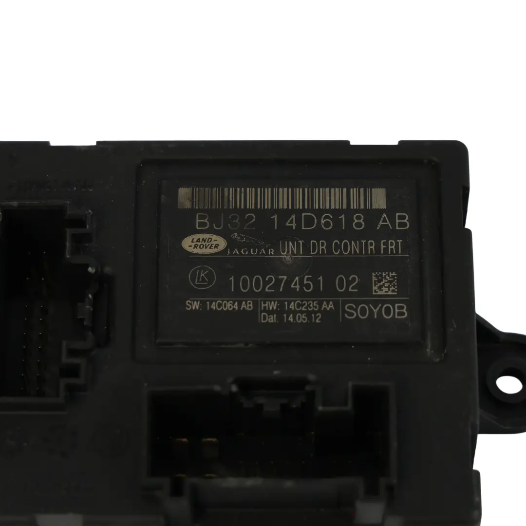 Puerta Delantera Unidad ECU Derecha para Land Rover Discovery L550 con número de pieza BJ32-14D618-AB Land Rover Discovery L550 Puerta Delantera Unidad ECU Derecha - SKU BJ32-14D618-AB - Número de pieza BJ32-14D618-AB