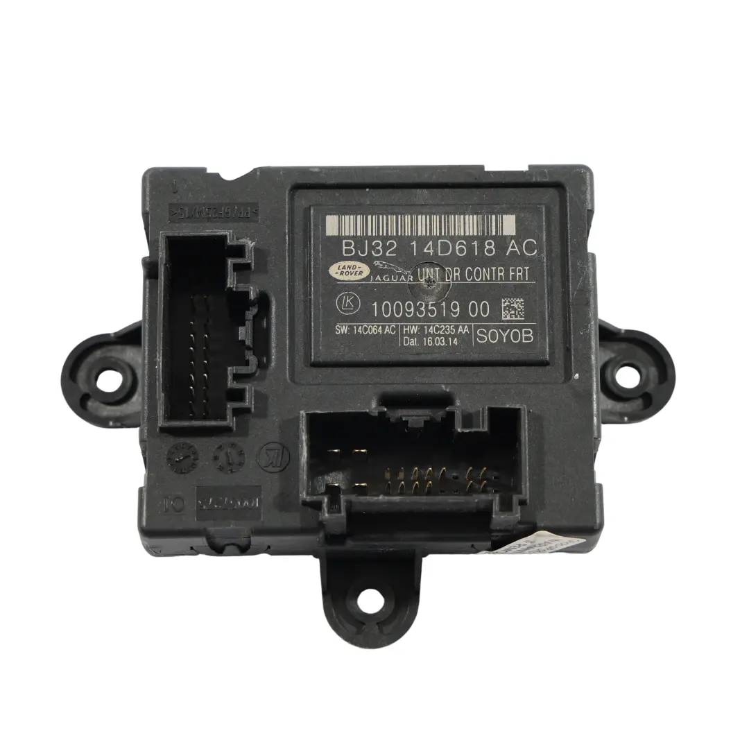 Módulo Control Puerta Lado Conductor para Land Rover Freelander 2 L359 con número de pieza BJ32-14D618-AC Land Rover Freelander 2 L359 Módulo Control Puerta Lado Conductor - SKU BJ32-14D618-AC - Número de pieza BJ32-14D618-AC