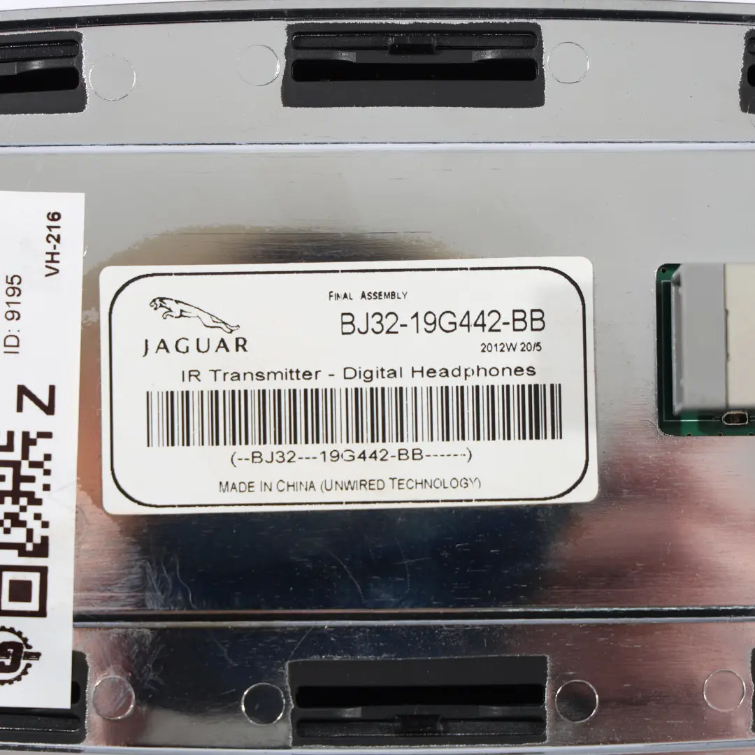 Auriculares Inalámbricos Transmisor para Land Rover Discovery 4 L319 con número de pieza BJ32-19G442-BB Land Rover Discovery 4 L319 Auriculares Inalámbricos Transmisor - SKU BJ32-19G442-BB - Número de pieza BJ32-19G442-BB