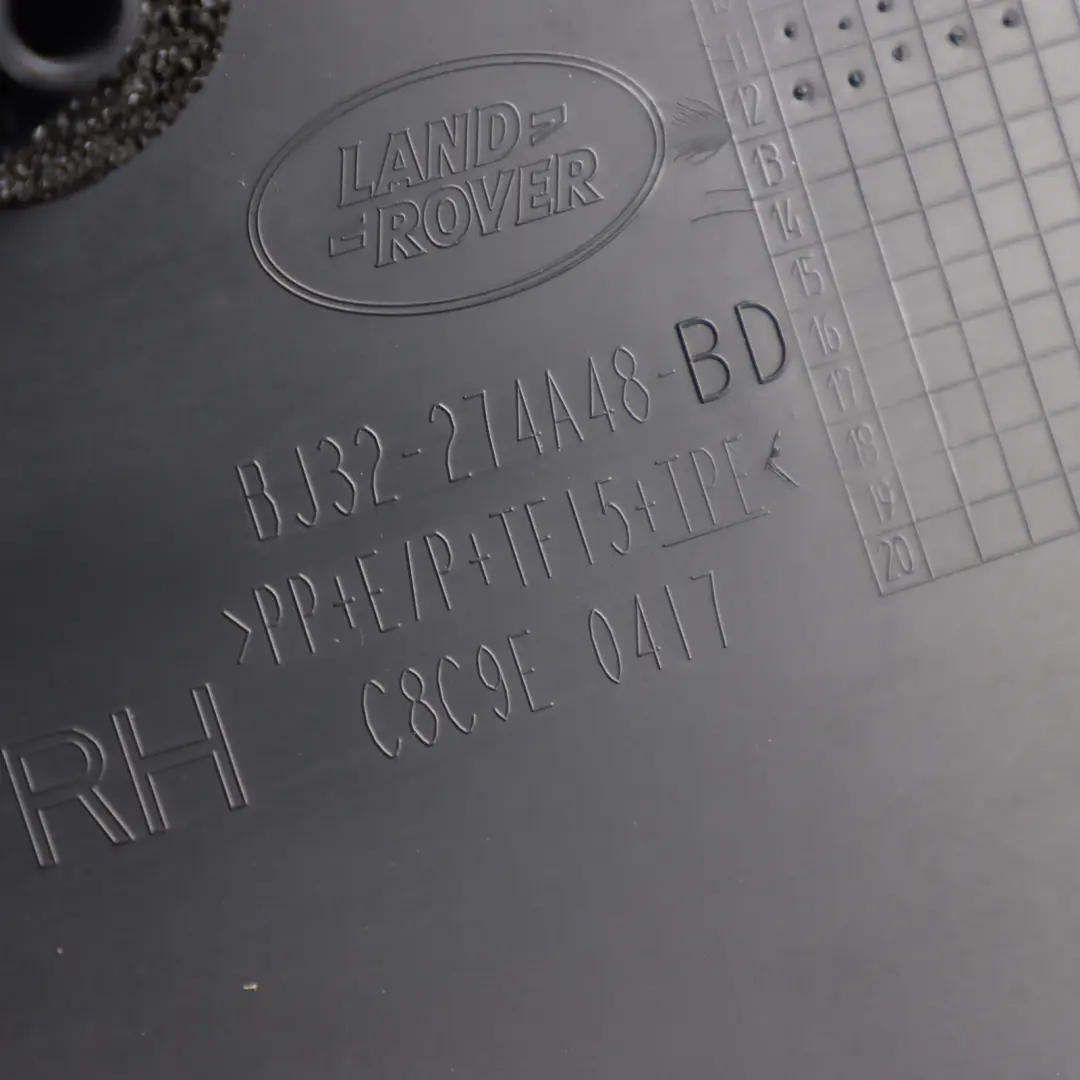 Door Moulding Cover Strip Right O/S to Range Rover Evoque L538 Rear with Part number BJ32-274A48-BD Range Rover Evoque L538 Rear Door Moulding Cover Strip Right O/S - SKU BJ32-274A48-BD - Part number BJ32-274A48-BD