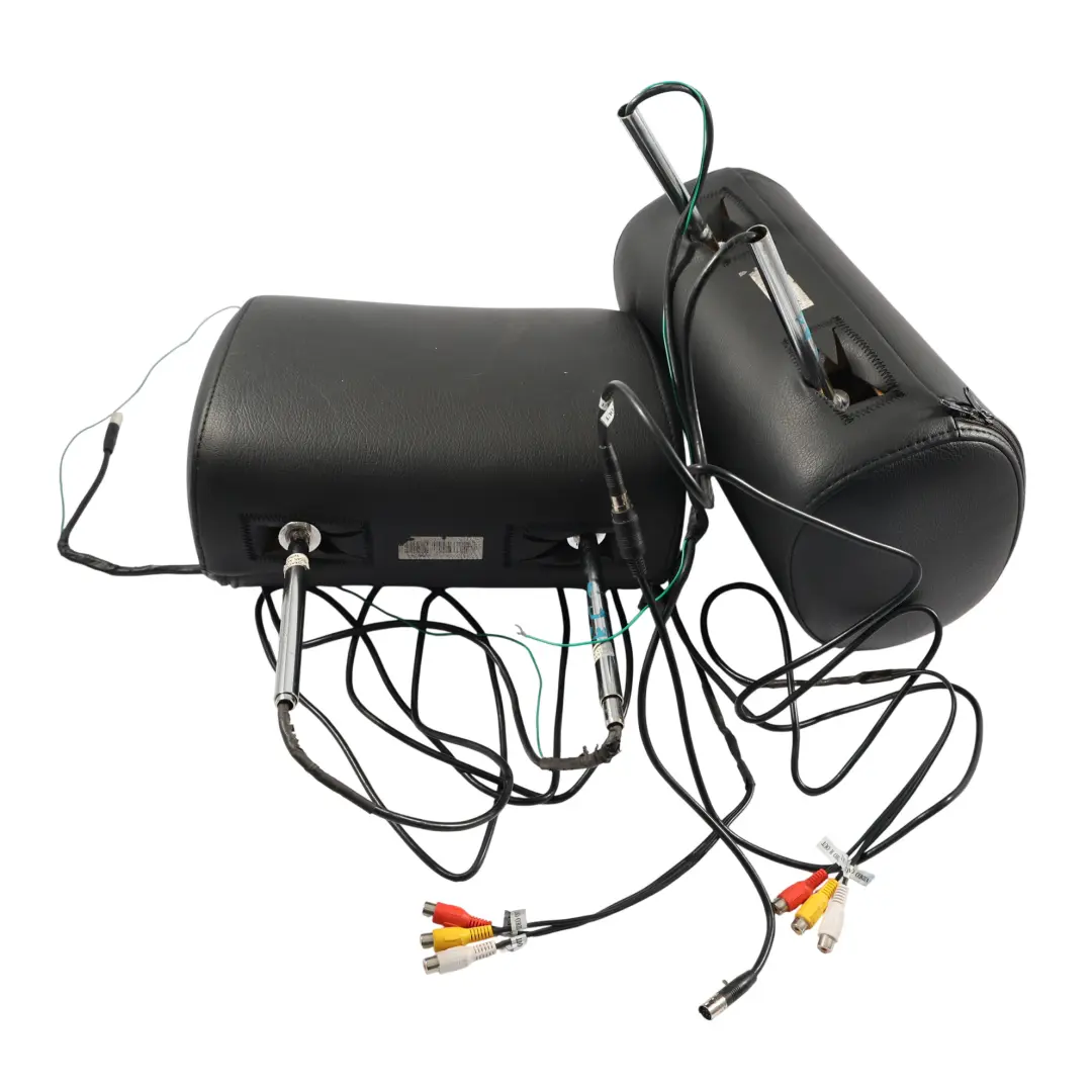 BMW Universel Appuie-Têtes Cuir 8,5" Écrans DVD USB Set - SKU BMW-UNIVERSAL-LEATHER-HEADREST-85-SCREEN - Numéro de pièce BMW-UNIVERSAL-LEATHER-HEADREST-85-SCREEN