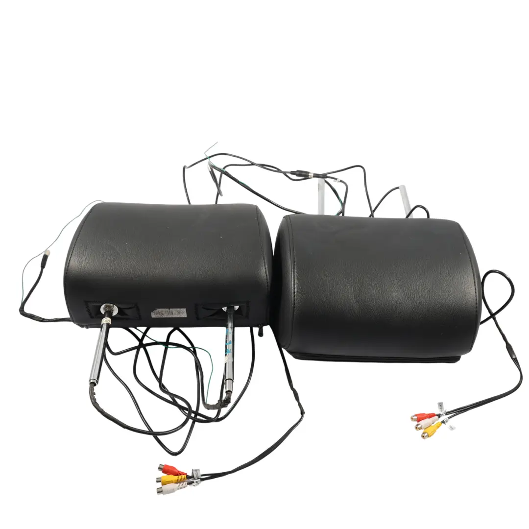 BMW Universal Reposacabezas Cuero Pantallas 8,5" DVD USB Set - SKU BMW-UNIVERSAL-LEATHER-HEADREST-85-SCREEN - Número de pieza BMW-UNIVERSAL-LEATHER-HEADREST-85-SCREEN
