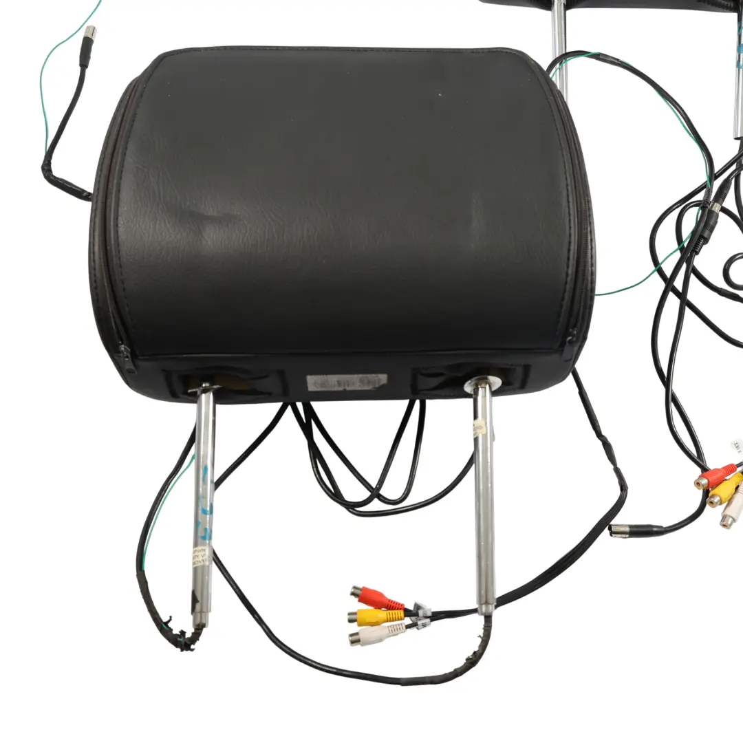 BMW Kopfstütze Monitor Vorn Links Rechts Leder Schwarz - SKU BMW-UNIVERSAL-LEATHER-HEADREST-85-SCREEN - Teilenummer BMW-UNIVERSAL-LEATHER-HEADREST-85-SCREEN