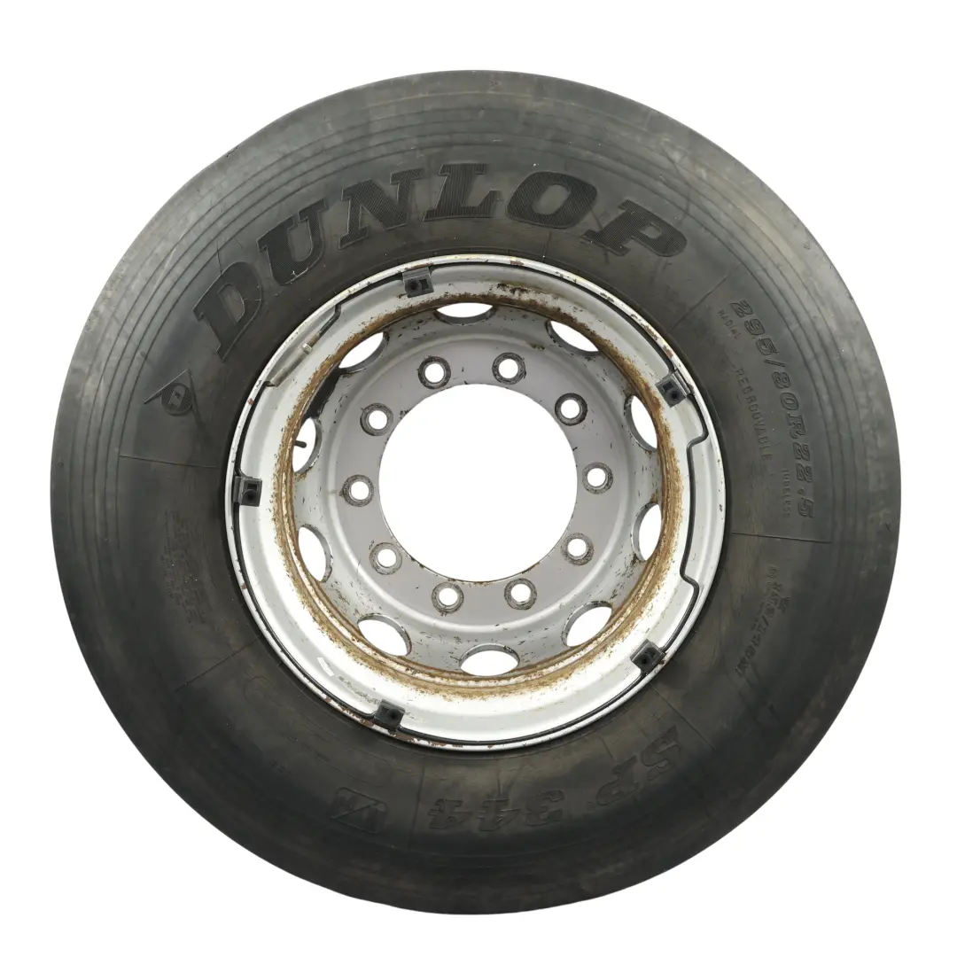 DAF Opona Dunlop SP344 295/80 Felga Stalowa 22,5" 8.25J 17042804 - SKU BTRW-1 - Numer Części BTRW