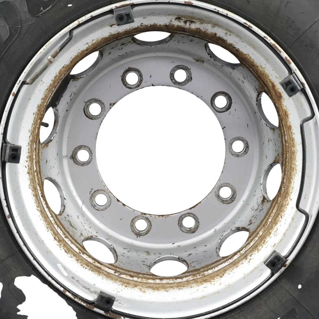 DAF Tyre Dunlop SP344 295/80 Steel Wheel 22.5" 8.25J 17042804 - SKU BTRW-1 - Part number BTRW