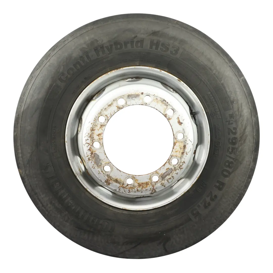 Tyre Continental Conti Hybrid HS3 295/80 Steel Wheel 22.5" 8.25J BW2277 to DAF with Part number BTRW DAF Tyre Continental Conti Hybrid HS3 295/80 Steel Wheel 22.5" 8.25J BW2277 - SKU BTRW-3 - Part number BTRW