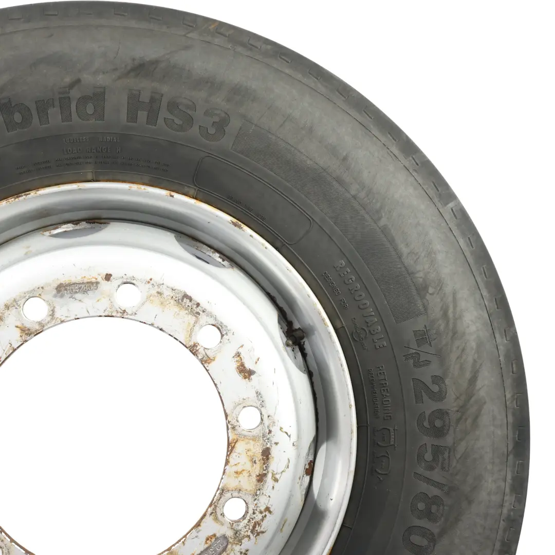 Tyre Continental Conti Hybrid HS3 295/80 Steel Wheel 22.5" 8.25J BW2277 to DAF with Part number BTRW DAF Tyre Continental Conti Hybrid HS3 295/80 Steel Wheel 22.5" 8.25J BW2277 - SKU BTRW-3 - Part number BTRW