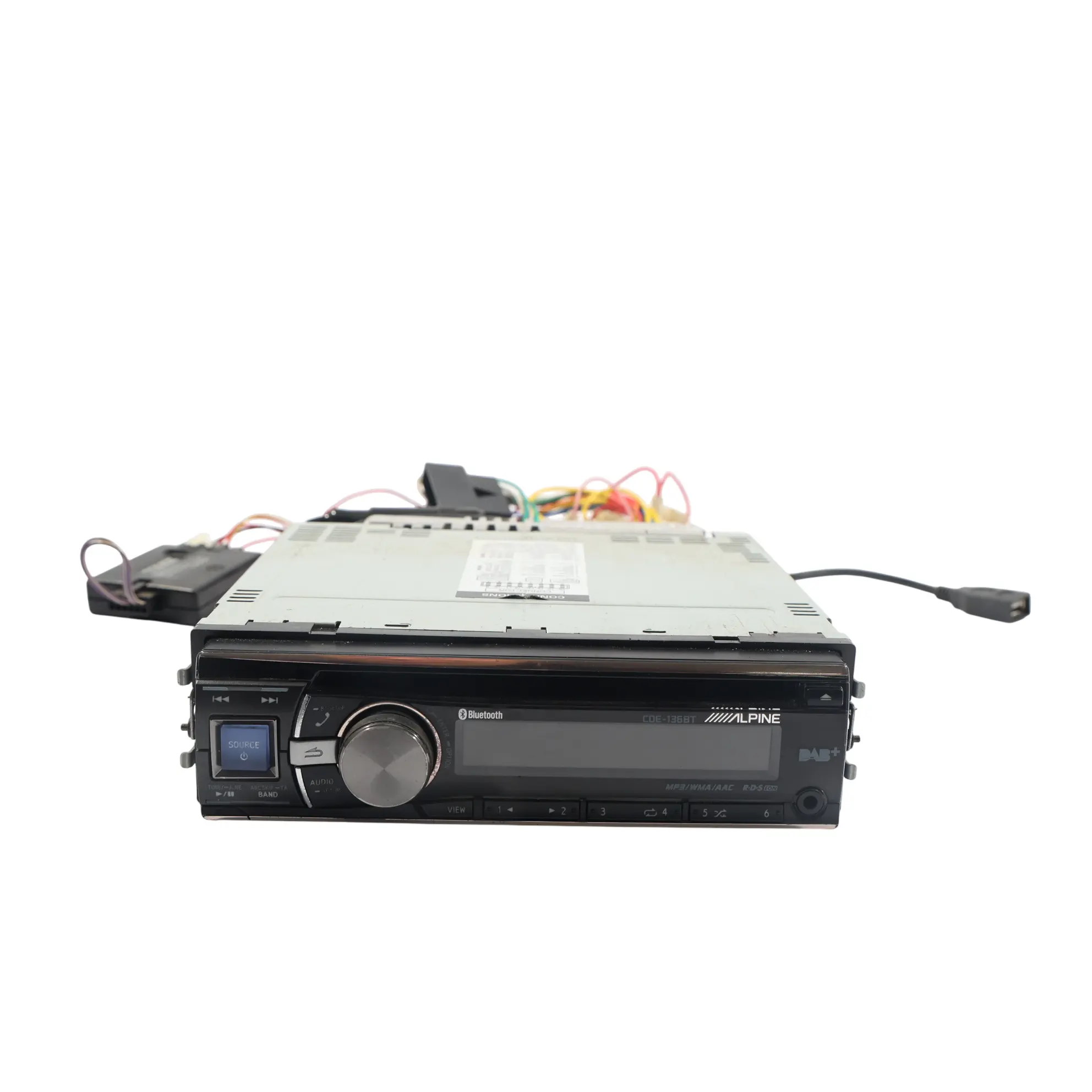 Alpine CDE-136BT CD MP3 AUX Bluetooth Radio Auto Lecteur Média