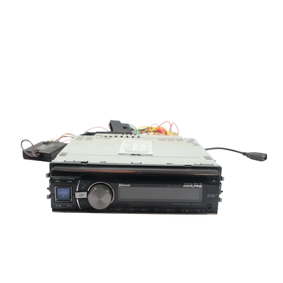 MP3 AUX Bluetooth Radio Auto Lettore Media per Alpine CD con numero di parte CDE-136BT Alpine CD MP3 AUX Bluetooth Radio Auto Lettore Media - SKU CDE-136BT - Numero di parte CDE-136BT