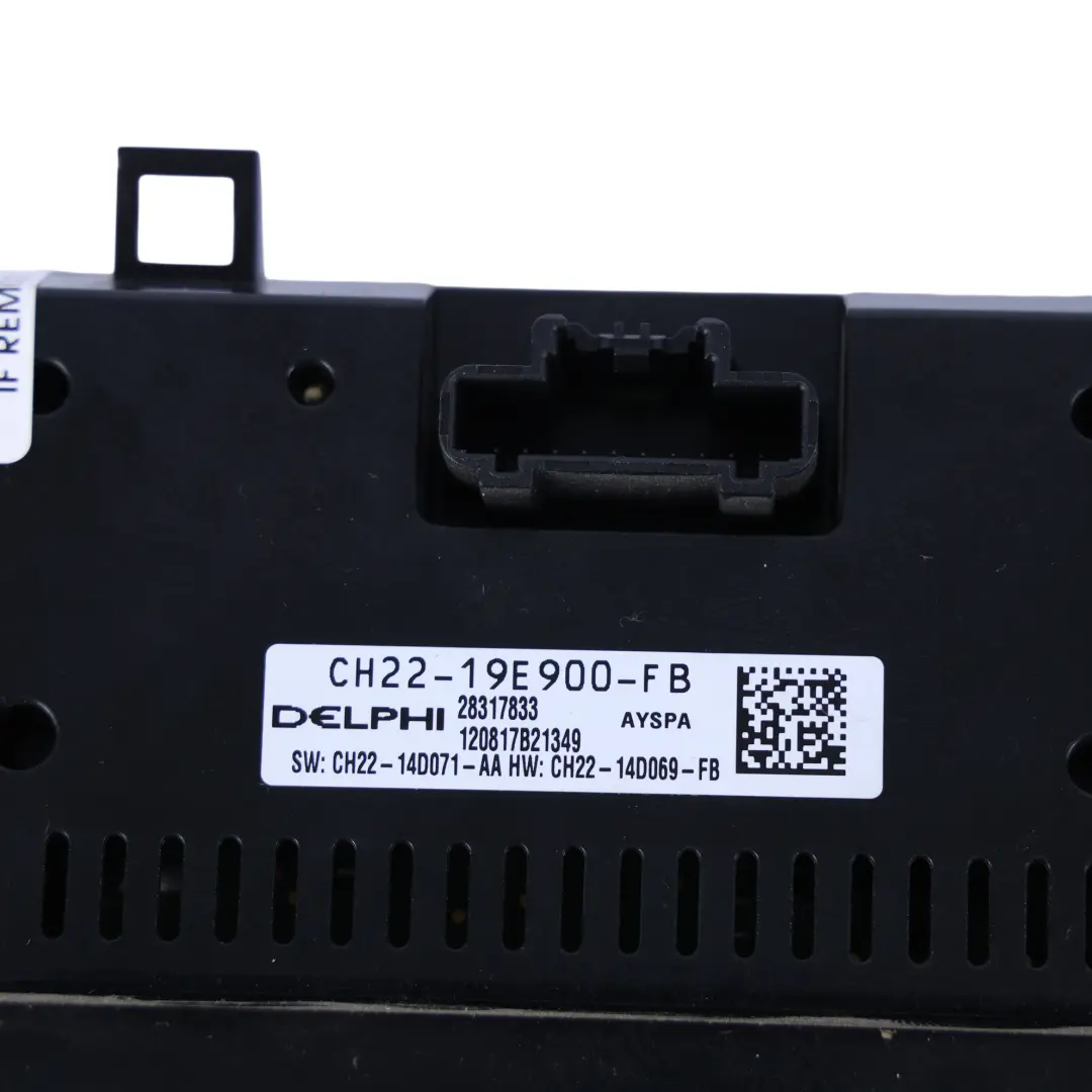 Land Rover Discovery L319 Panel Control Climatización Calefacción - SKU CH22-19E900-FB - Número de pieza CH22-19E900-FB