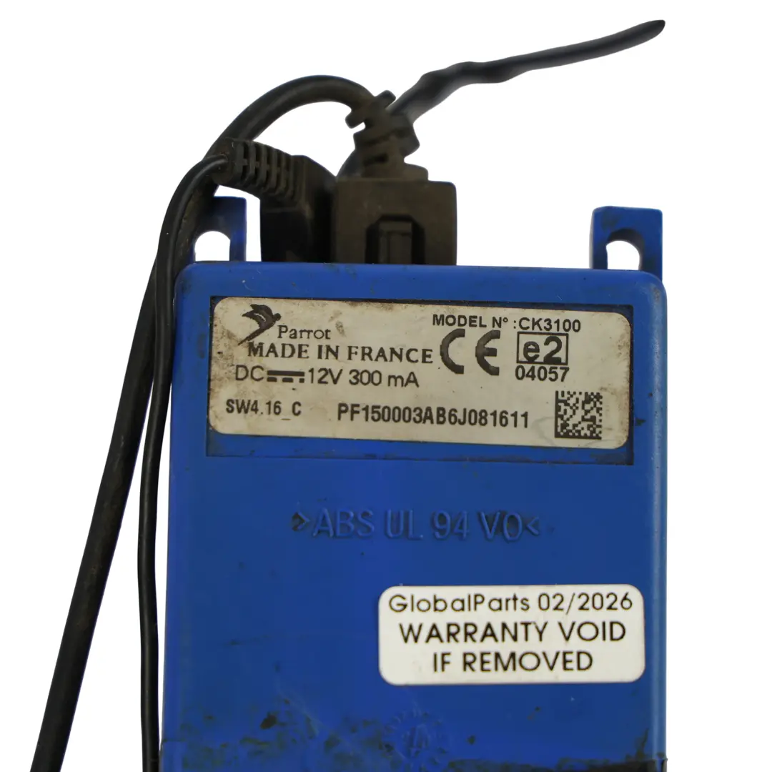 Parrot CK3100 Bluetooth Module De Commande Kit Mains Libres pour à propos du numéro de pièce CK3100-1 Parrot CK3100 Bluetooth Module De Commande Kit Mains Libres - SKU CK3100-1 - Numéro de pièce CK3100-1