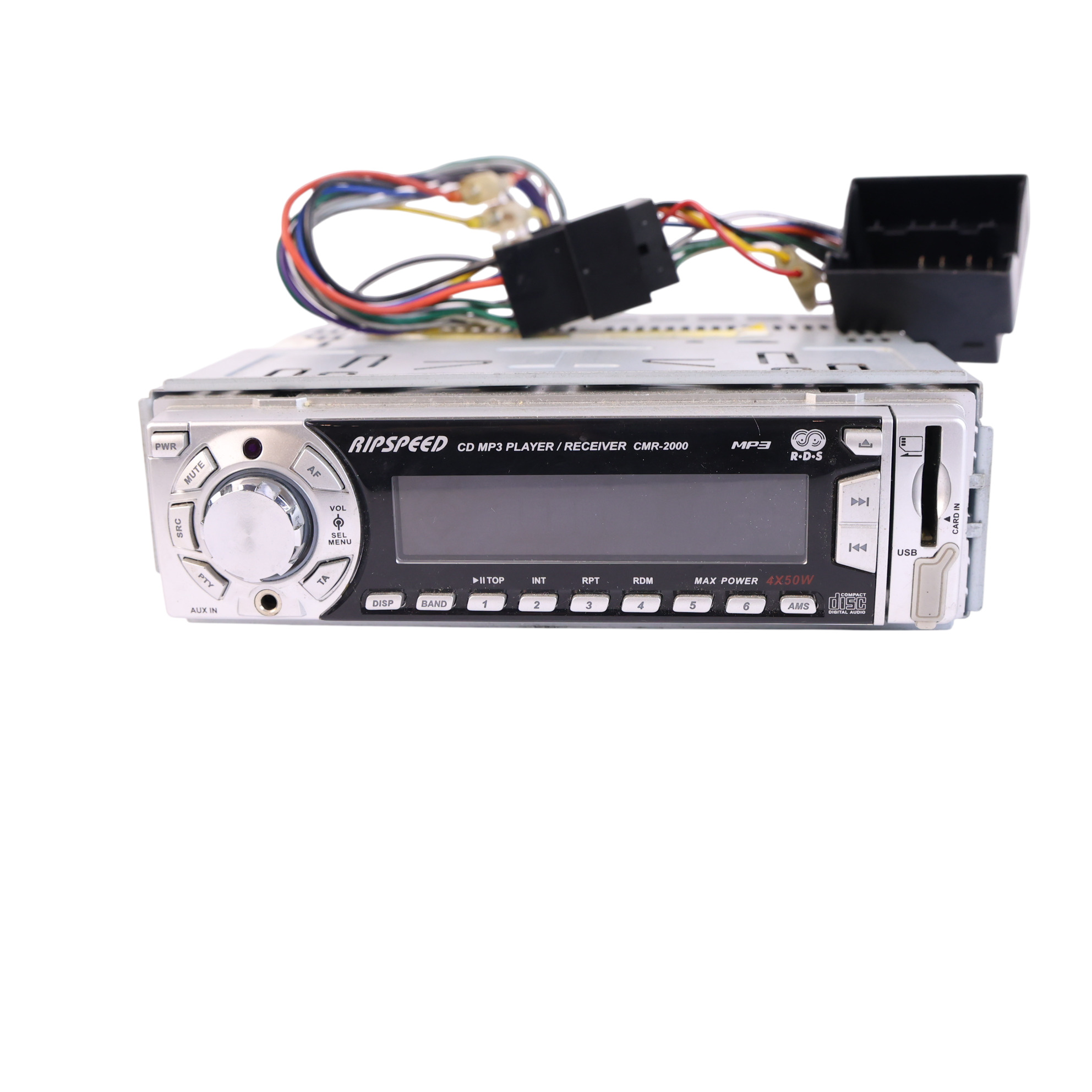 Ripspeed Radio CD MP3 Player AUX USB Memory SD Card Reader CMR-2000 4x50W