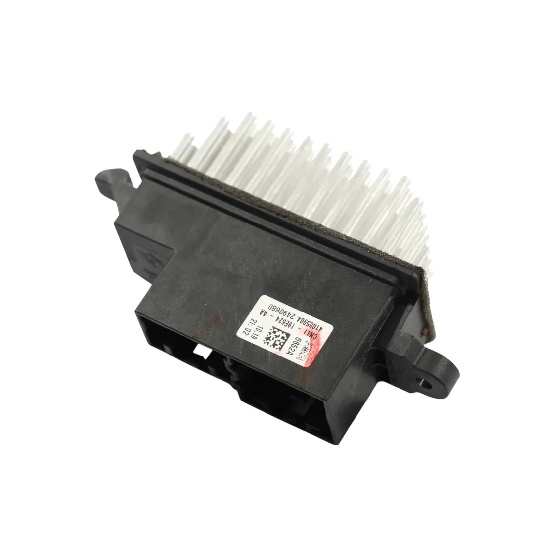 Mk8 Blower Motor Heater Resistor Control Unit to Ford Transit Custom with Part number CN11-19E624-AA Ford Transit Custom Mk8 Blower Motor Heater Resistor Control Unit - SKU CN11-19E624-AA - Part number CN11-19E624-AA