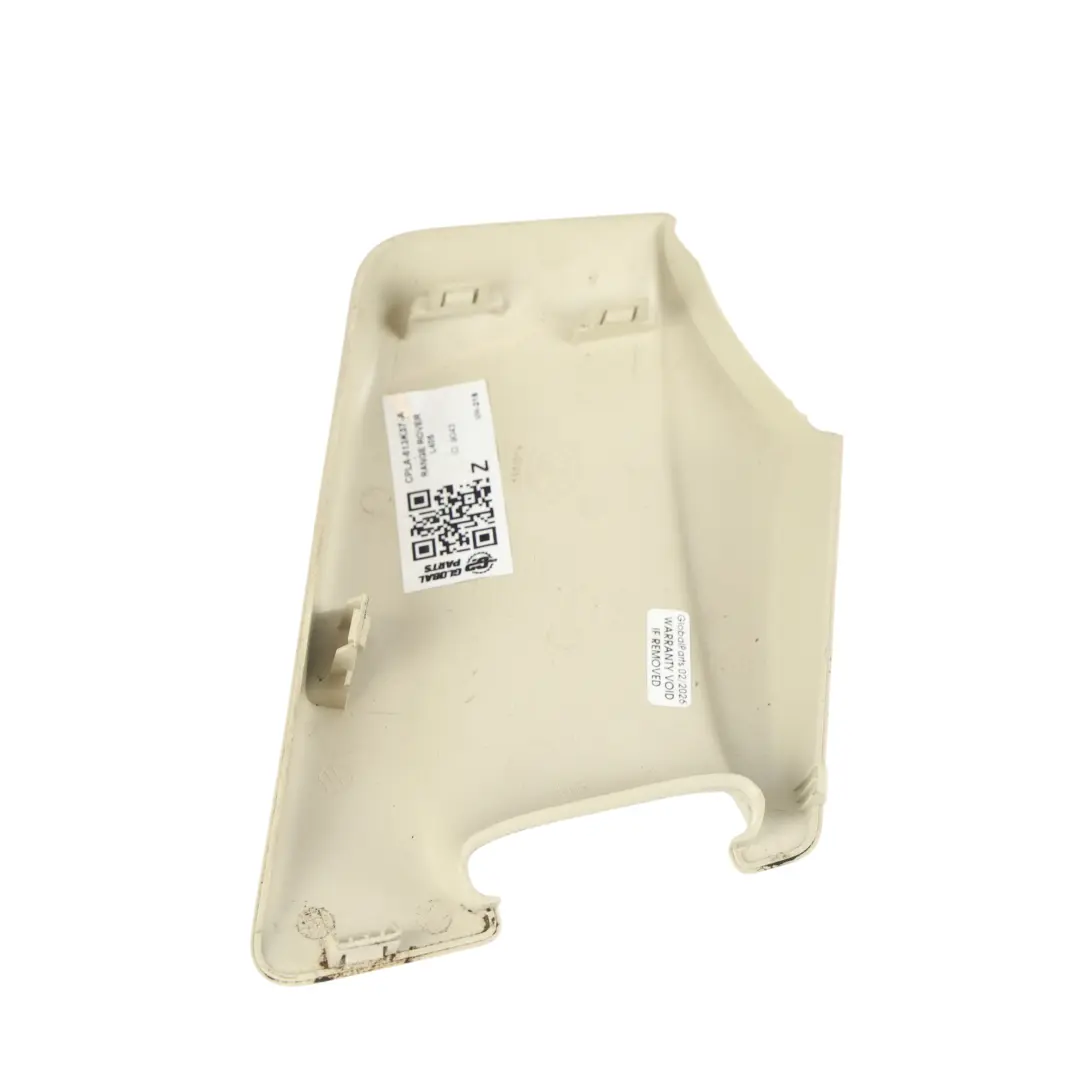 Range Rover L405 L494 Cache Ceinture Sécurité Arrière Gauche Beige - SKU CPLA-613K37-A - Numéro de pièce CPLA-613K37-A
