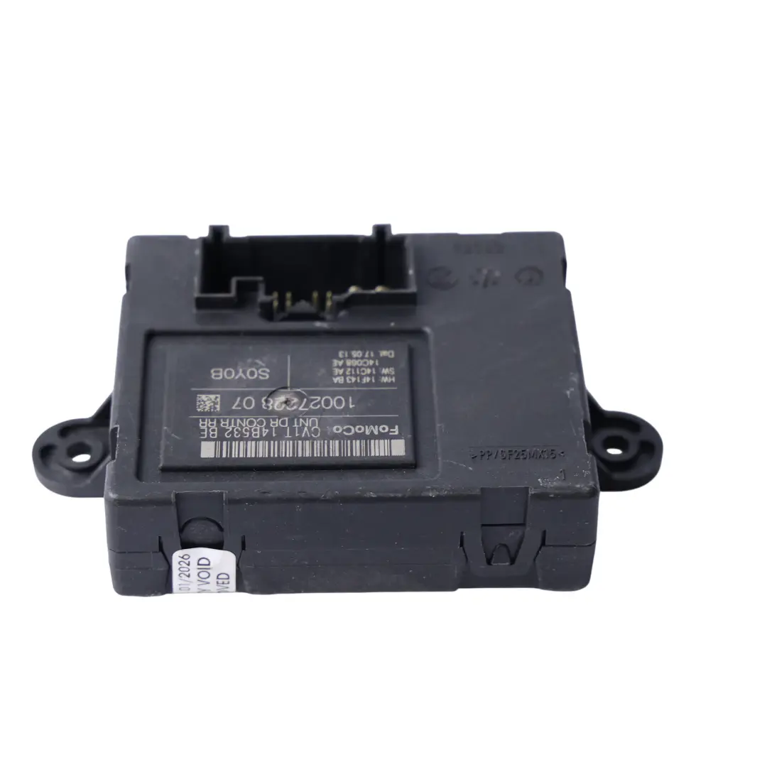 Moduł Sterownik Drzwi Tył Tylnych Lewych Prawych do Ford B-Max o numerze CV1T-14B532-BE Ford B-Max Moduł Sterownik Drzwi Tył Tylnych Lewych Prawych - SKU CV1T-14B532-BE - Numer Części CV1T-14B532-BE